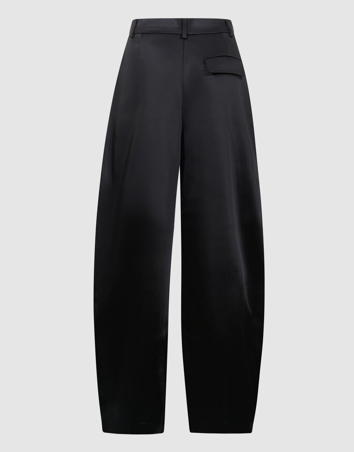 Heavy Satijnen Barrel Fit Broek Zwart SHOEBY WOMEN
