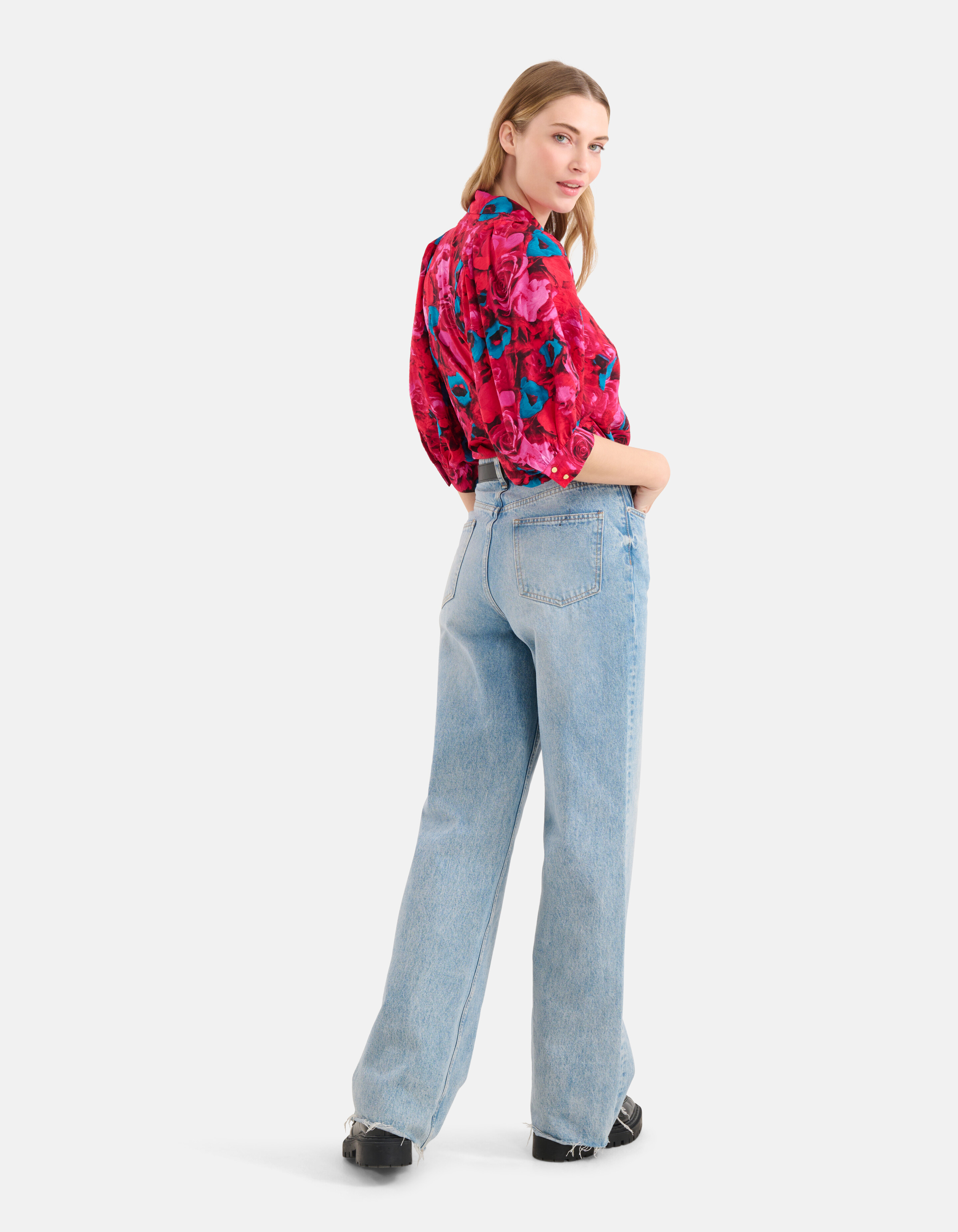 Rozen Blouse Rood SHOEBY WOMEN