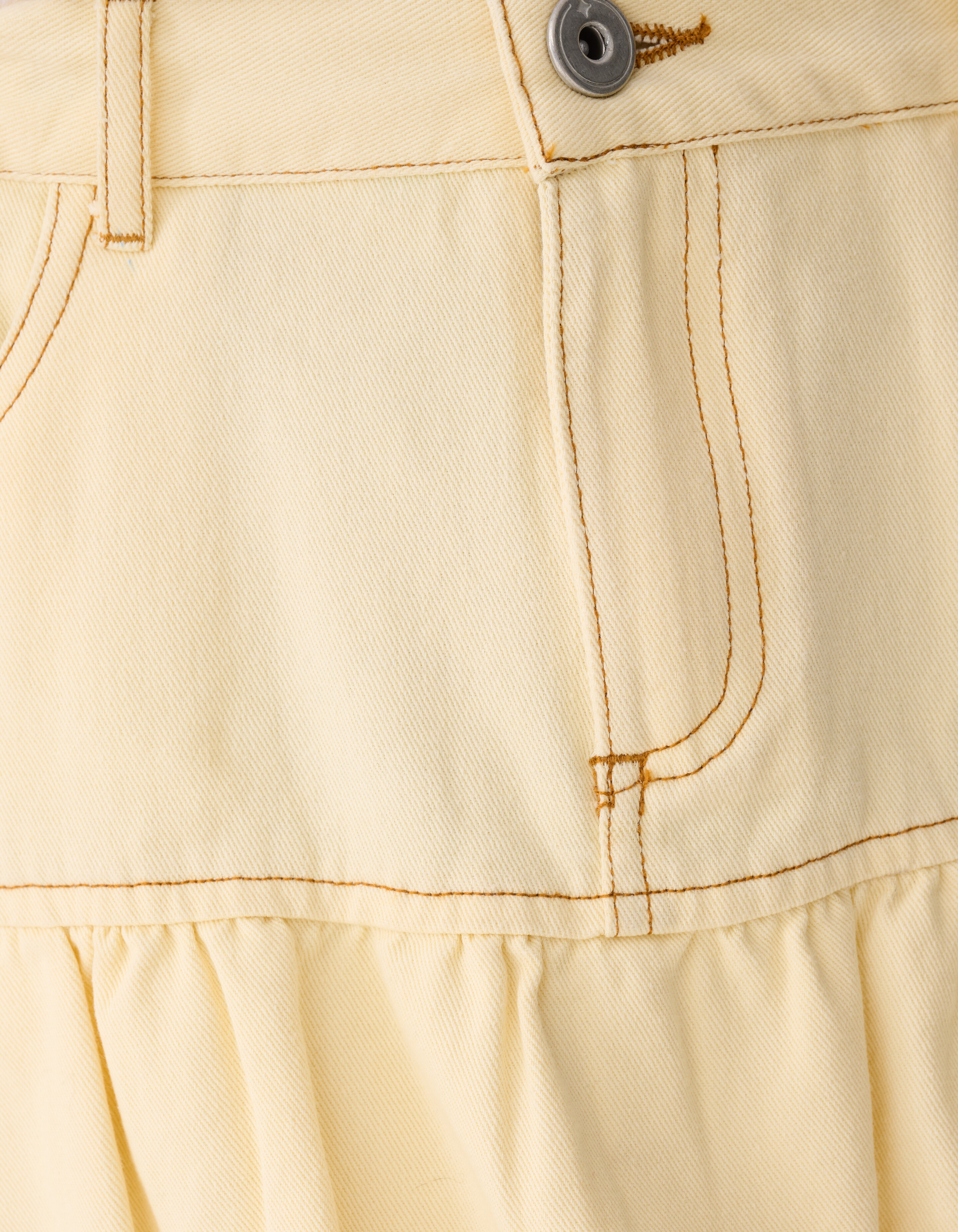 Bubble Mini Rok Lichtgeel SHOEBY GIRLS
