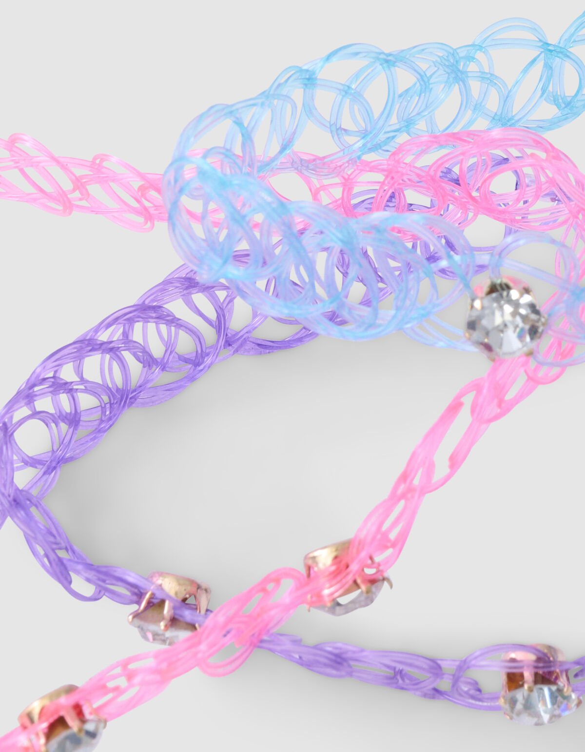 Strass Regenboog Choker Set SHOEBY ACCESSOIRES
