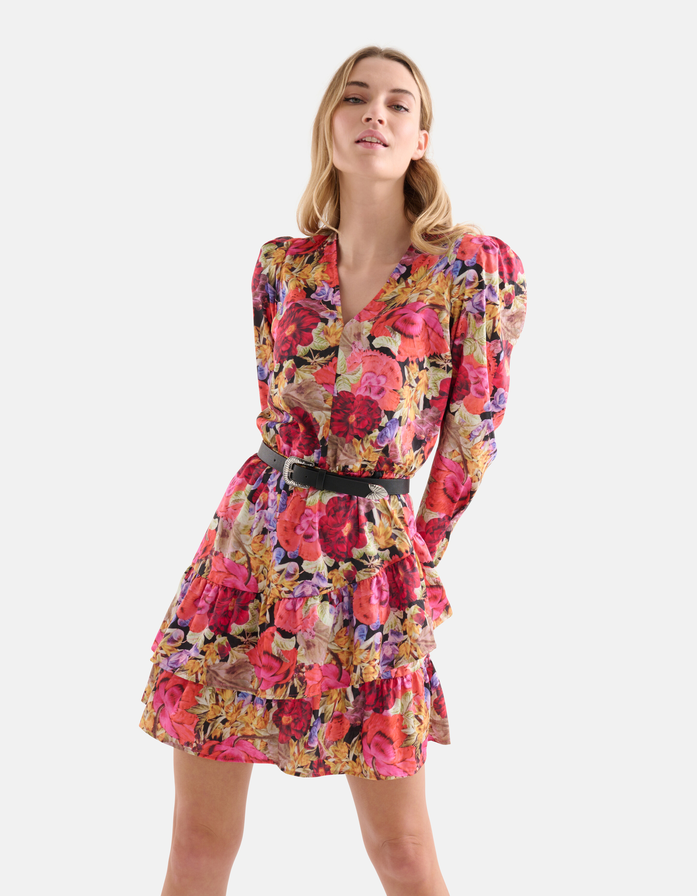 Vintage Bloemenprint Jurk SHOEBY WOMEN
