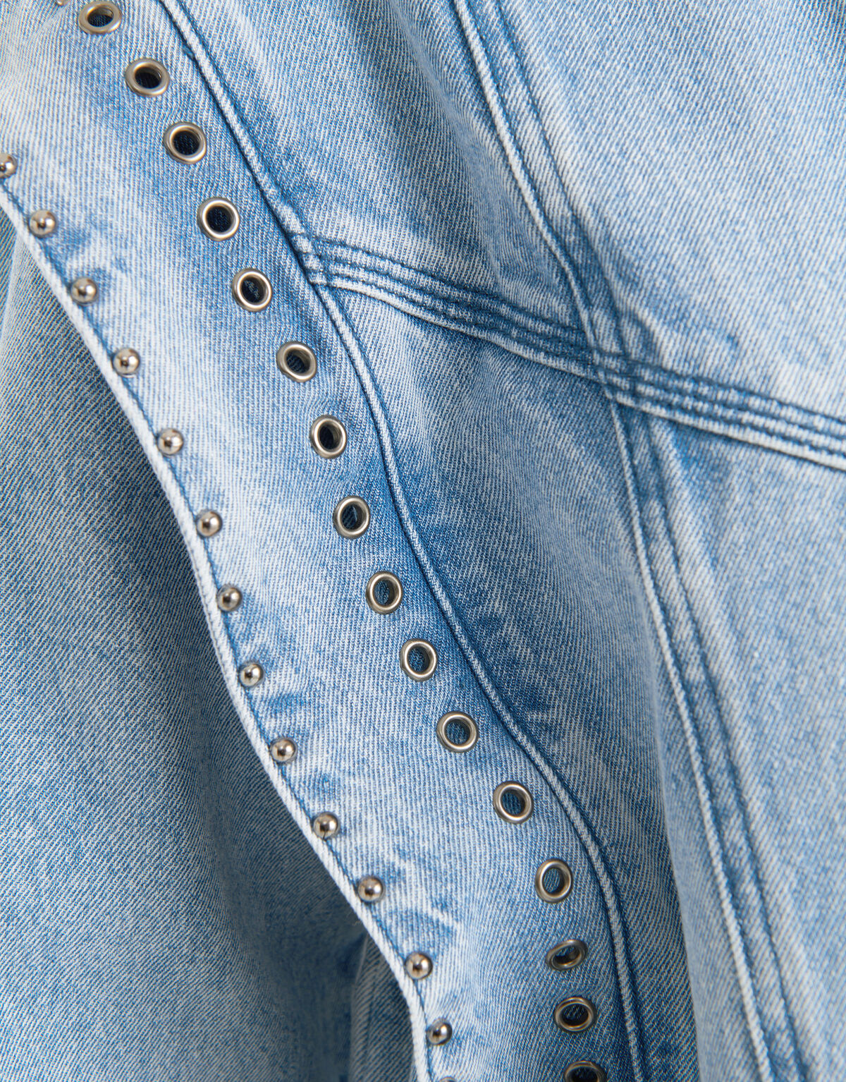 Destroyed Spijkerjack Blauw By Nicolette SHOEBY WOMEN