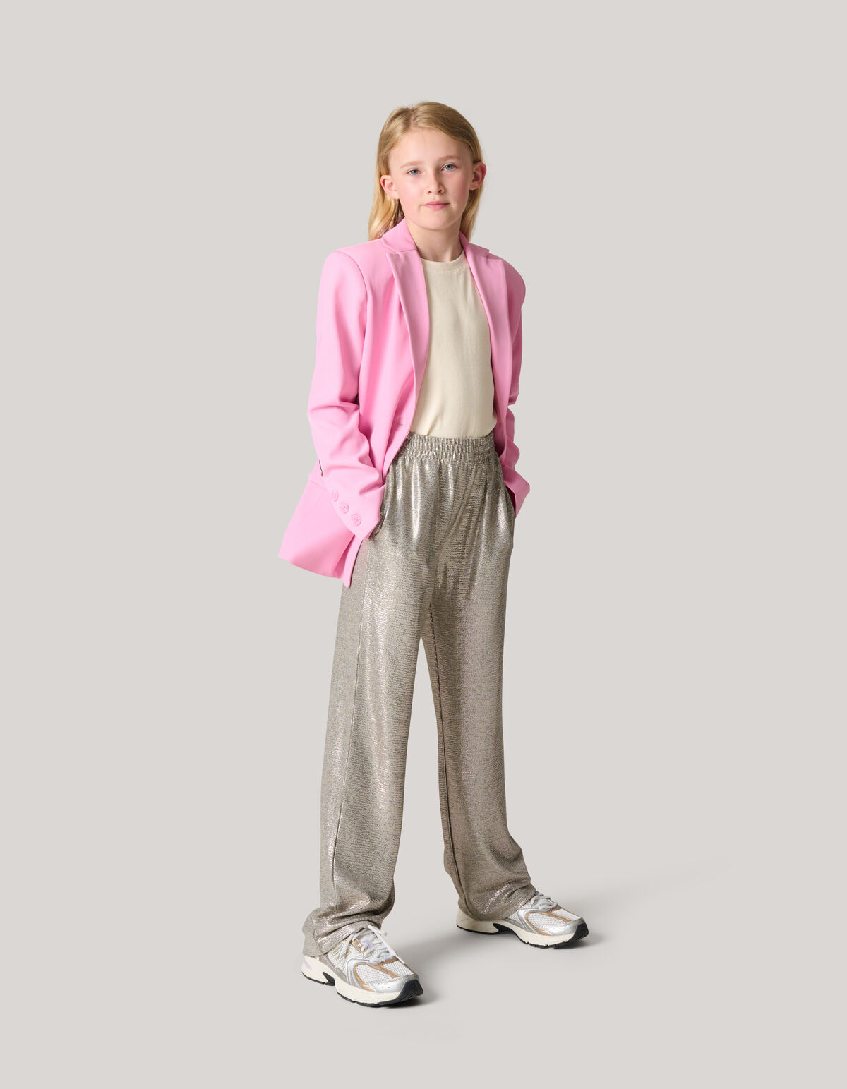 Varsity Blazer Roze SHOEBY GIRLS