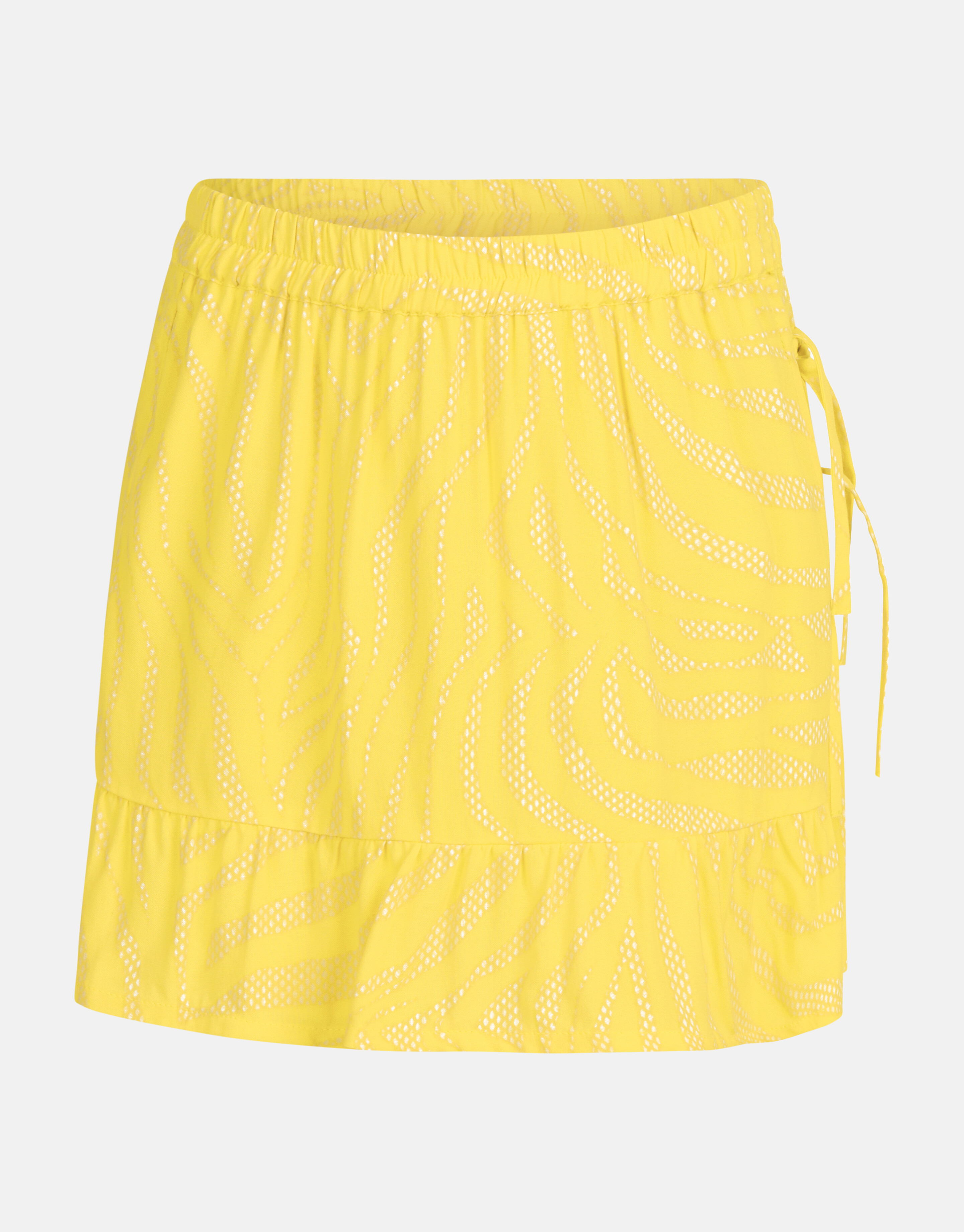 Zebra Print Skort Geel SHOEBY GIRLS