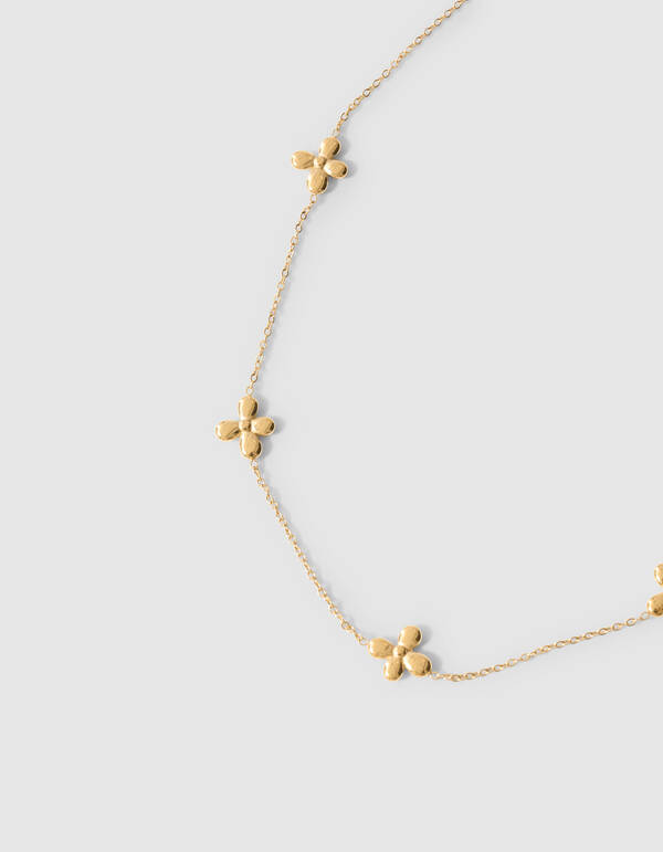 Small Flower Ketting Goud SHOEBY ACCESSOIRES