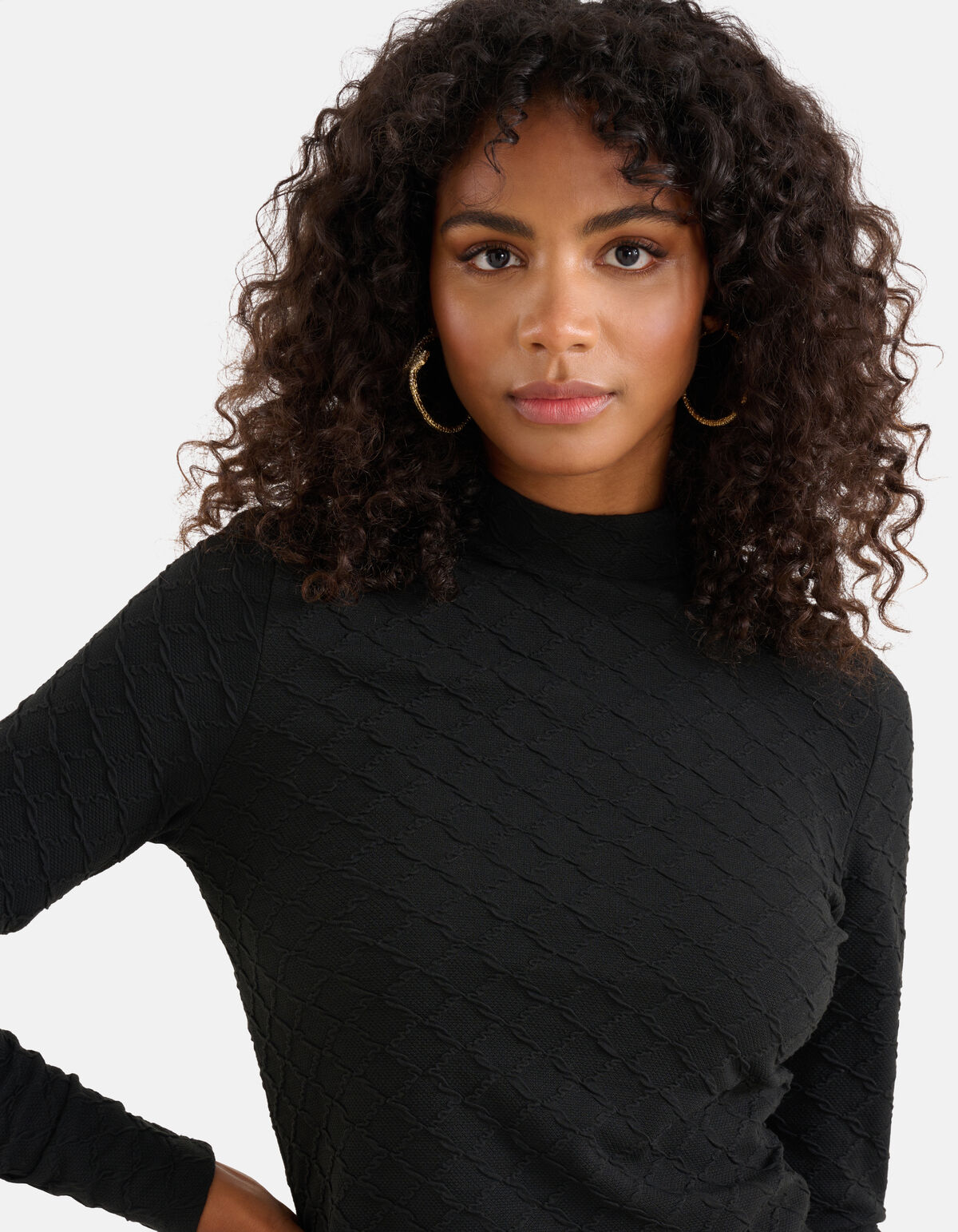 Structuur Top Zwart SHOEBY WOMEN