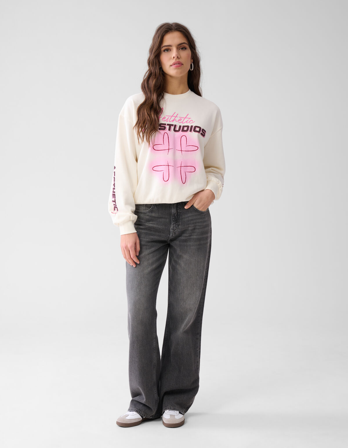 Studio Sweater Gebroken Wit SHOEBY WOMEN