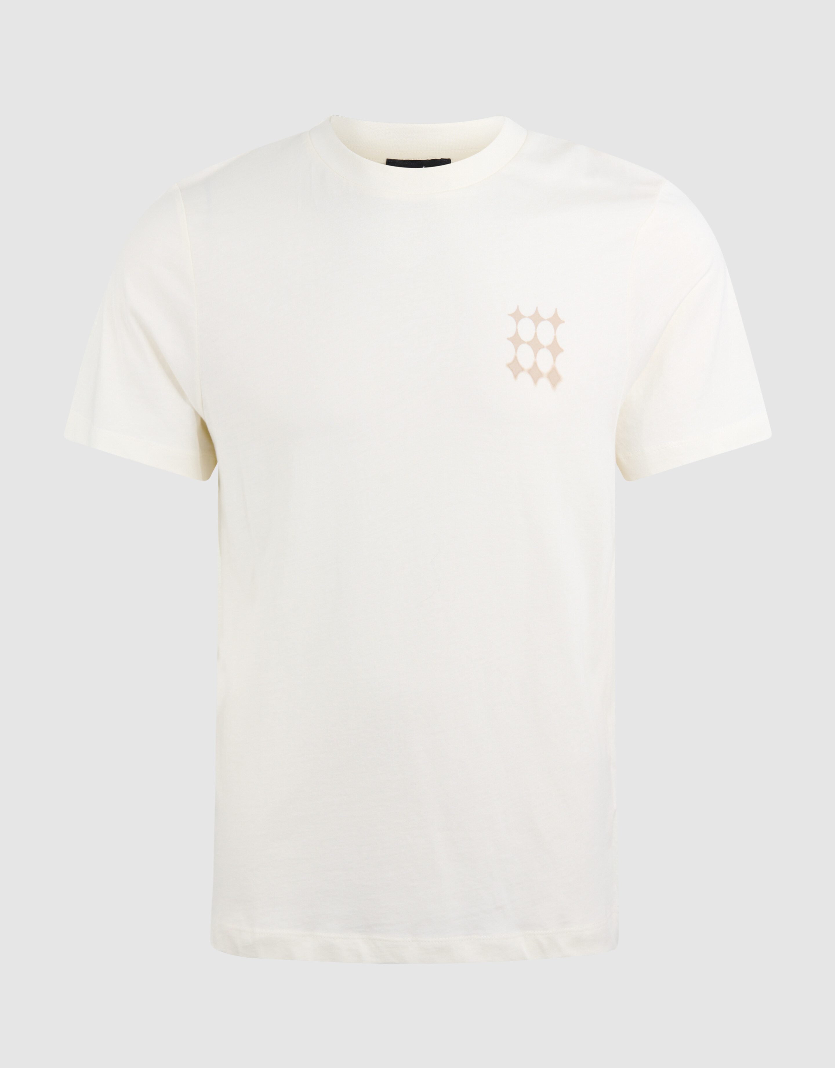 Multi Sparkle Logo T-shirt Gebroken Wit SHOEBY MEN