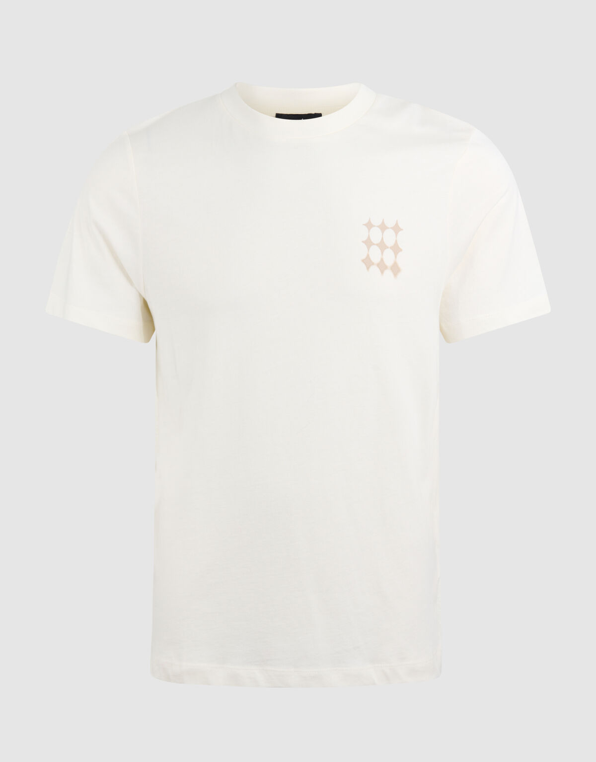 Multi Sparkle Logo T-shirt Gebroken Wit SHOEBY MEN