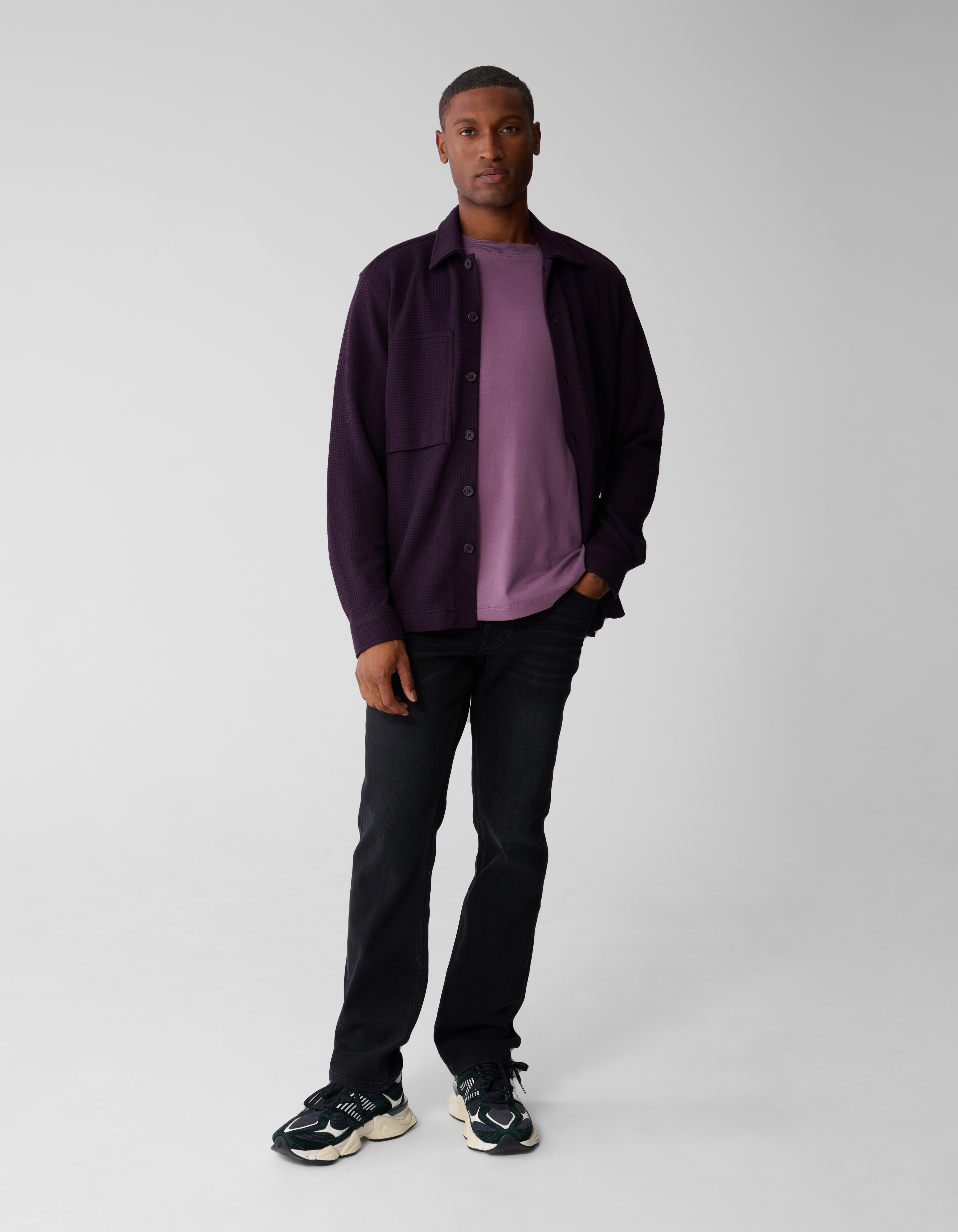 Straight Fit Jeans Donkergrijs L34 SHOEBY MEN