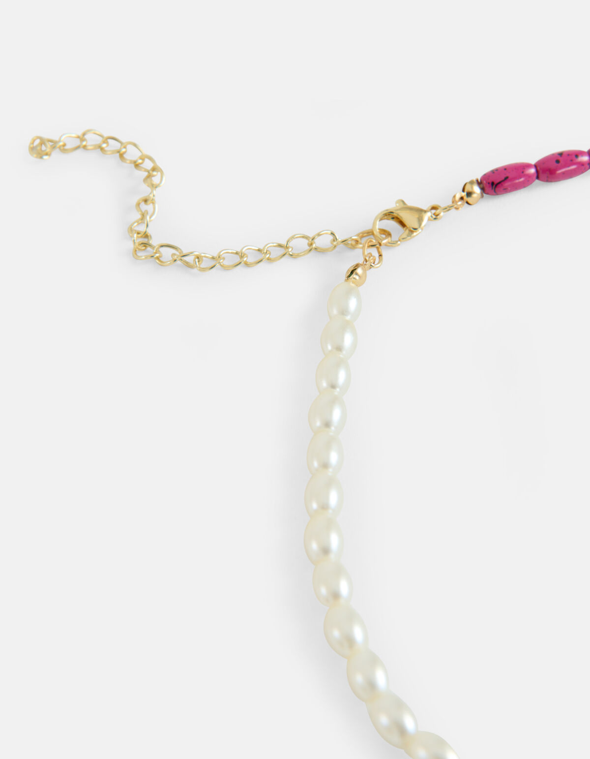 Parel Ketting Roze SHOEBY ACCESSOIRES