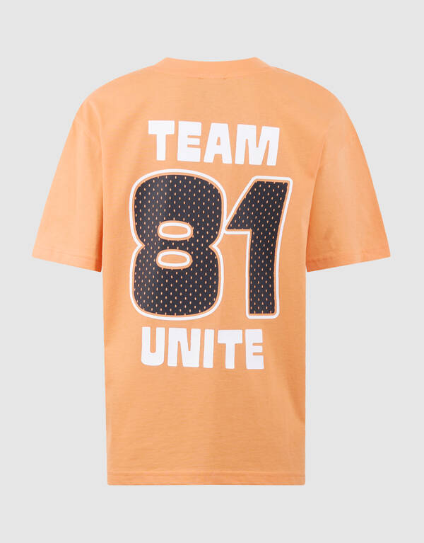 Team Unite Artwork T-shirt Oranje SHOEBY BOYS