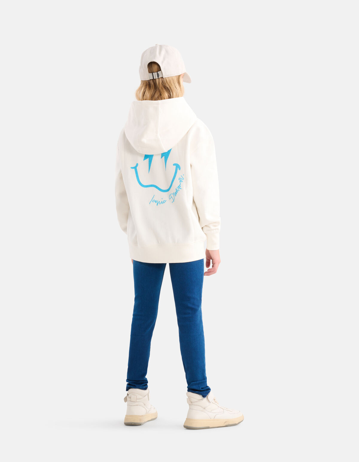 Embroidery Hoodie Gebroken Wit SHOEBY GIRLS