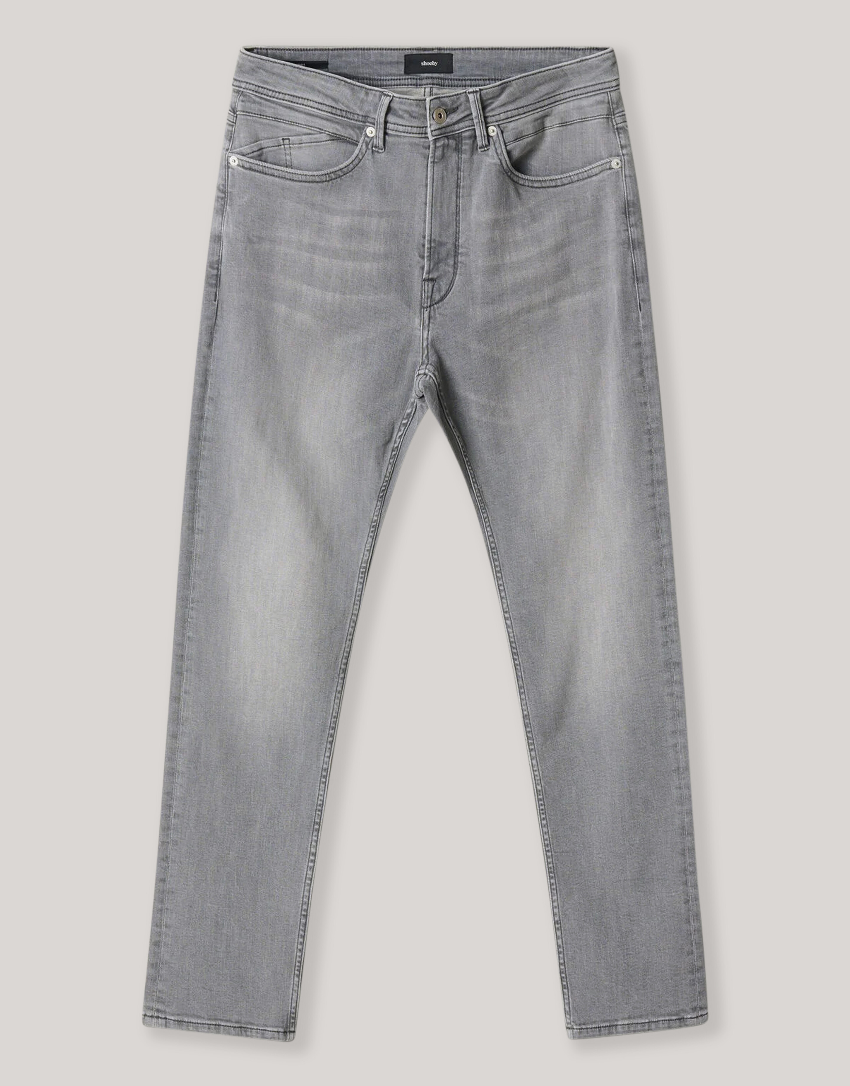 Straight Fit Jeans Grijs L32 SHOEBY MEN