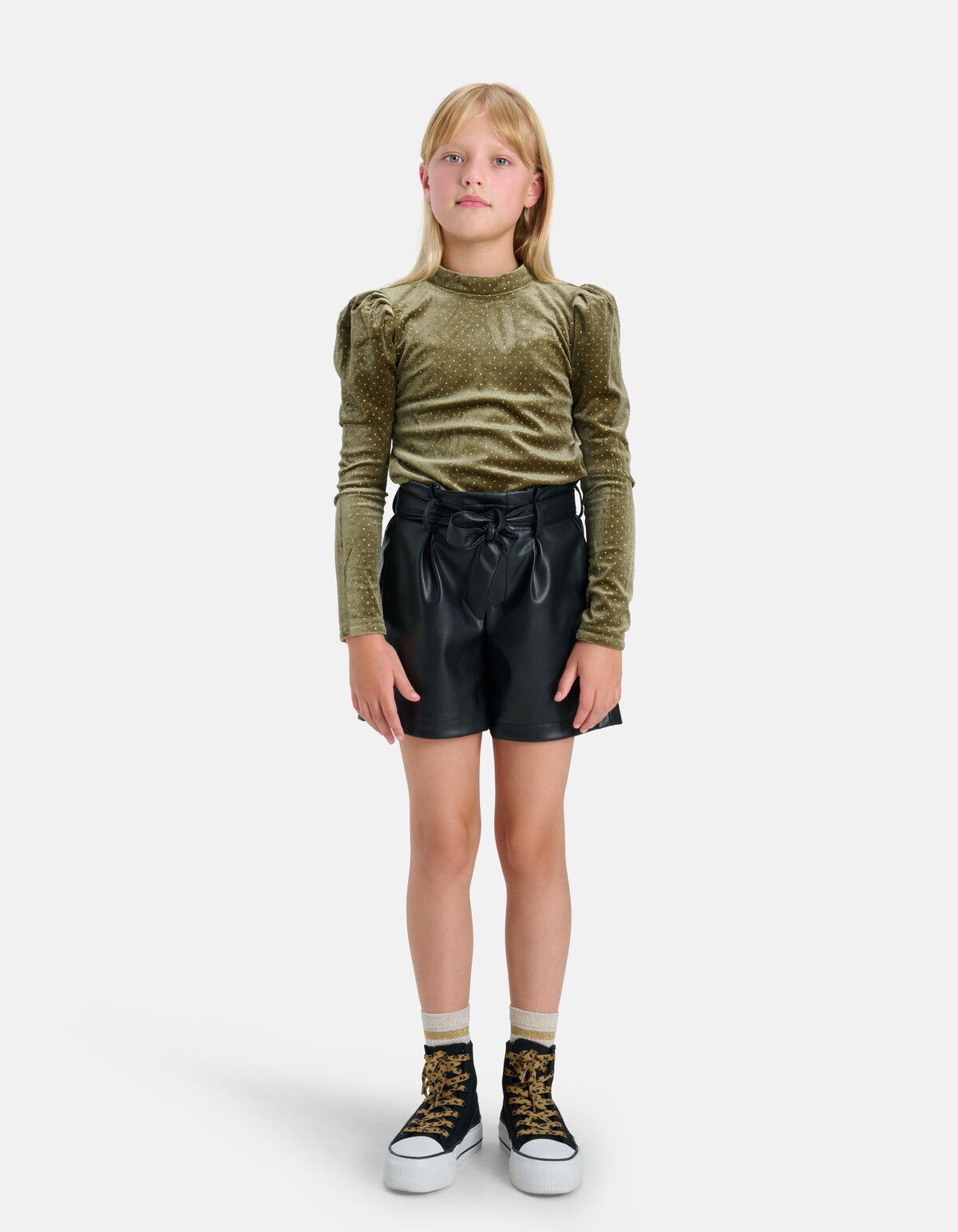 Glitter Top Donkergroen SHOEBY GIRLS