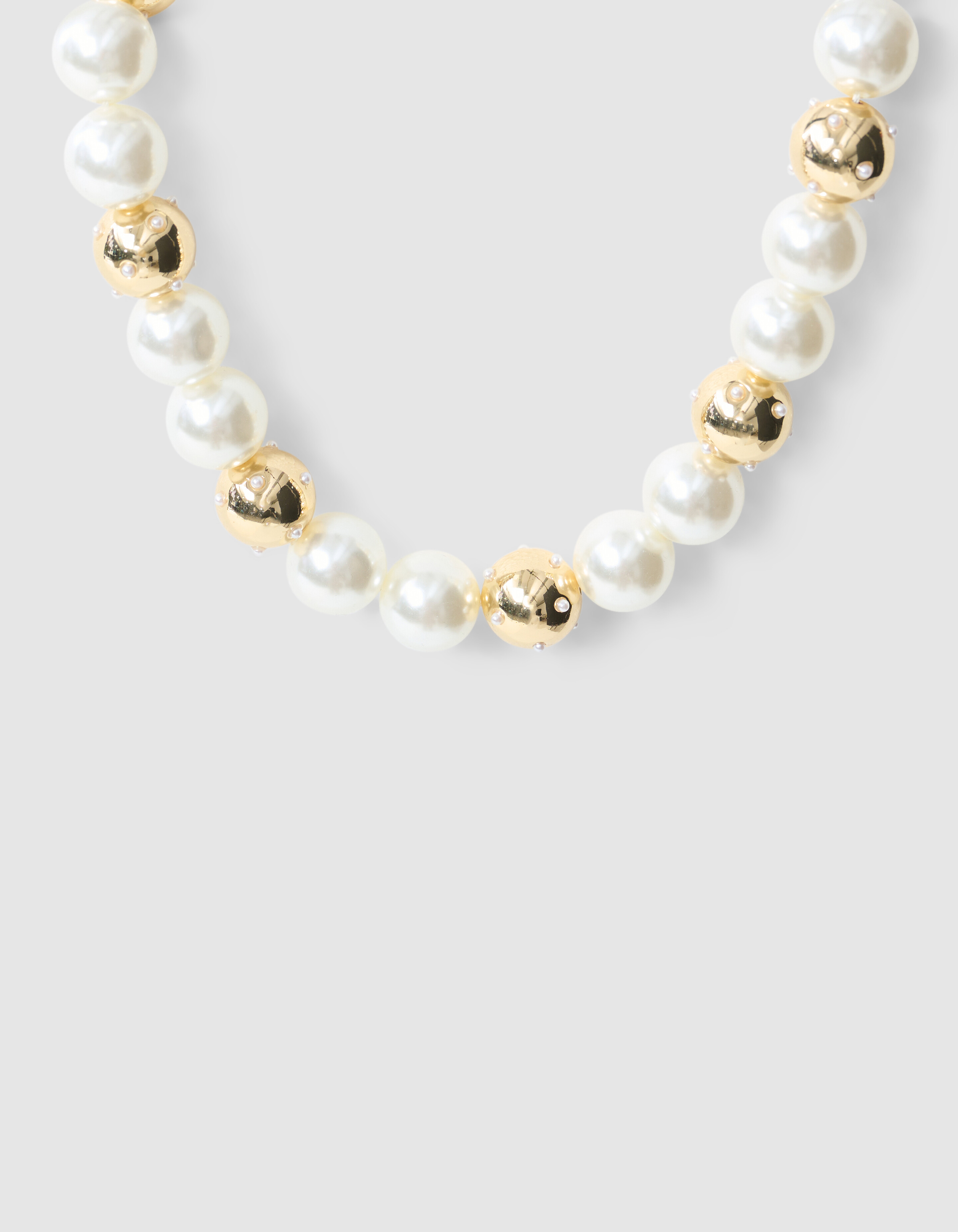 Mix Parel Ketting Goud SHOEBY ACCESSOIRES