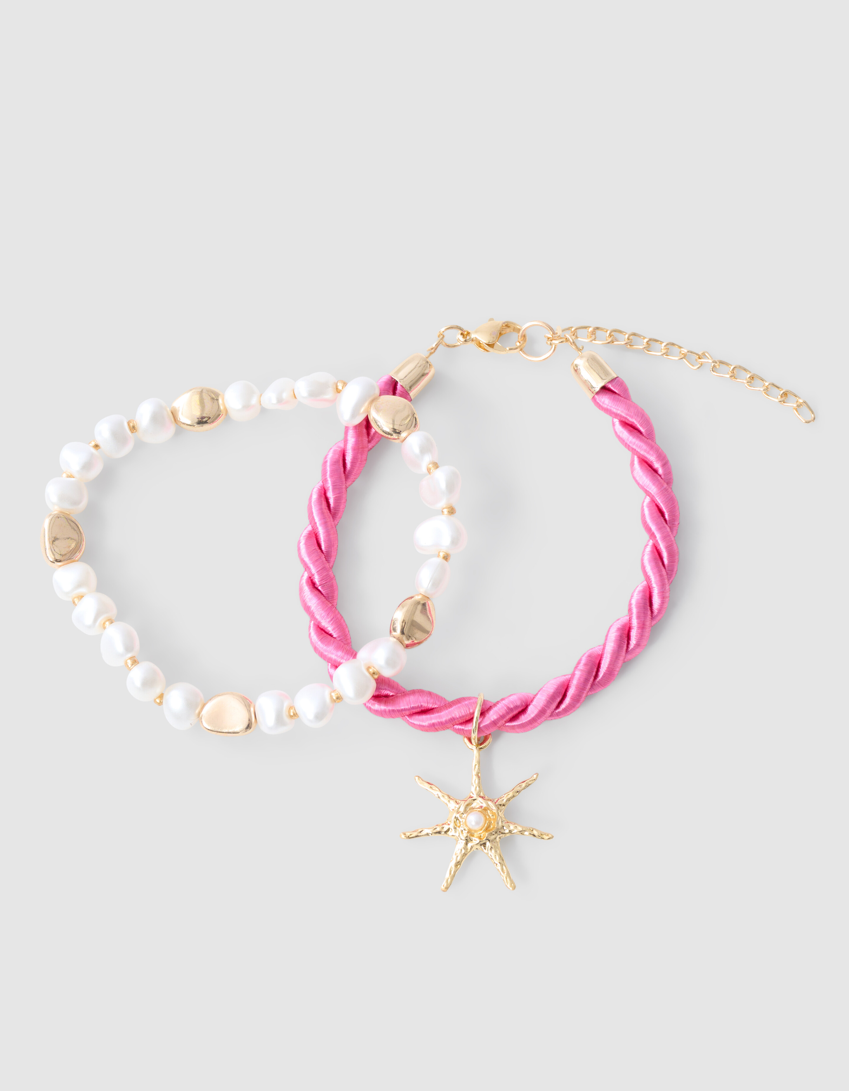 Twisted Armbanden Set Oranje SHOEBY ACCESSOIRES