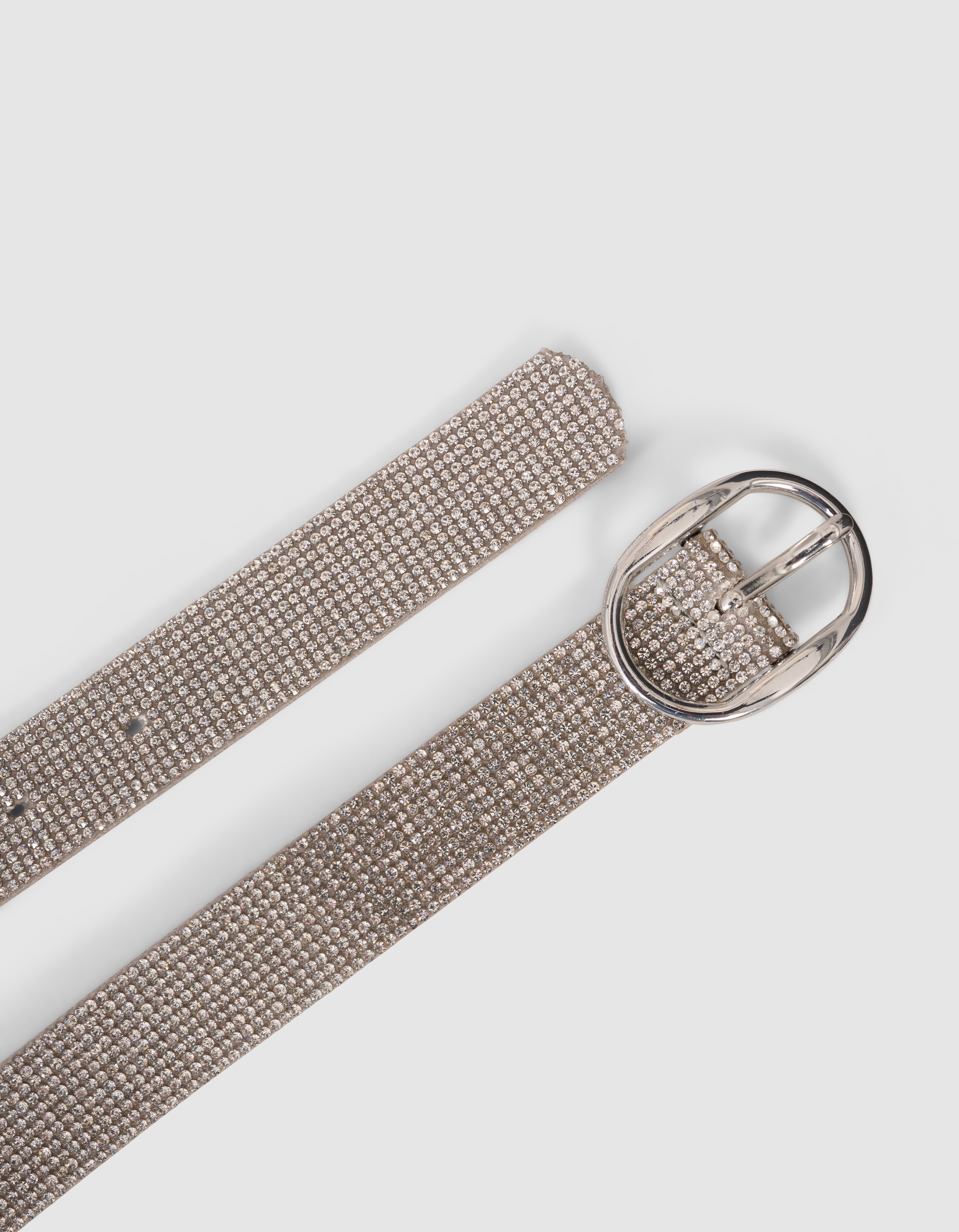 Strass Riem Zilver SHOEBY ACCESSOIRES