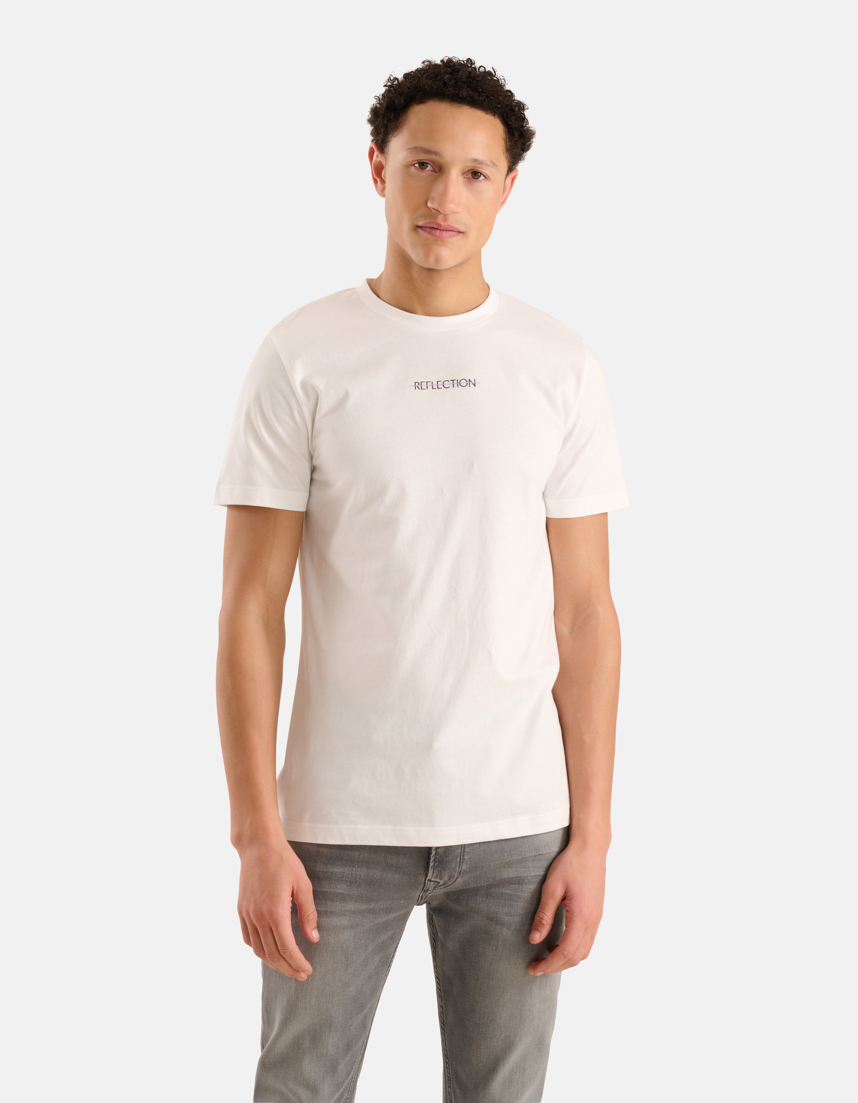 Artwork T-shirt Wit SHOEBY MEN