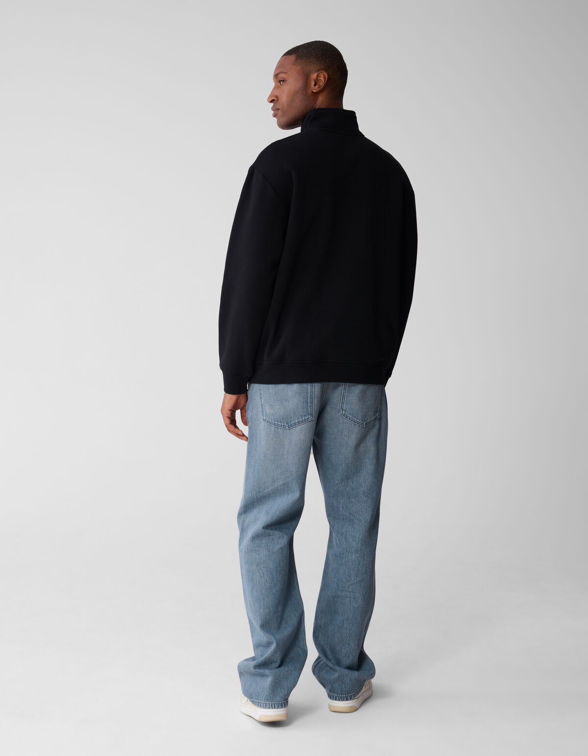 Half Zip Sweater Zwart SHOEBY MEN