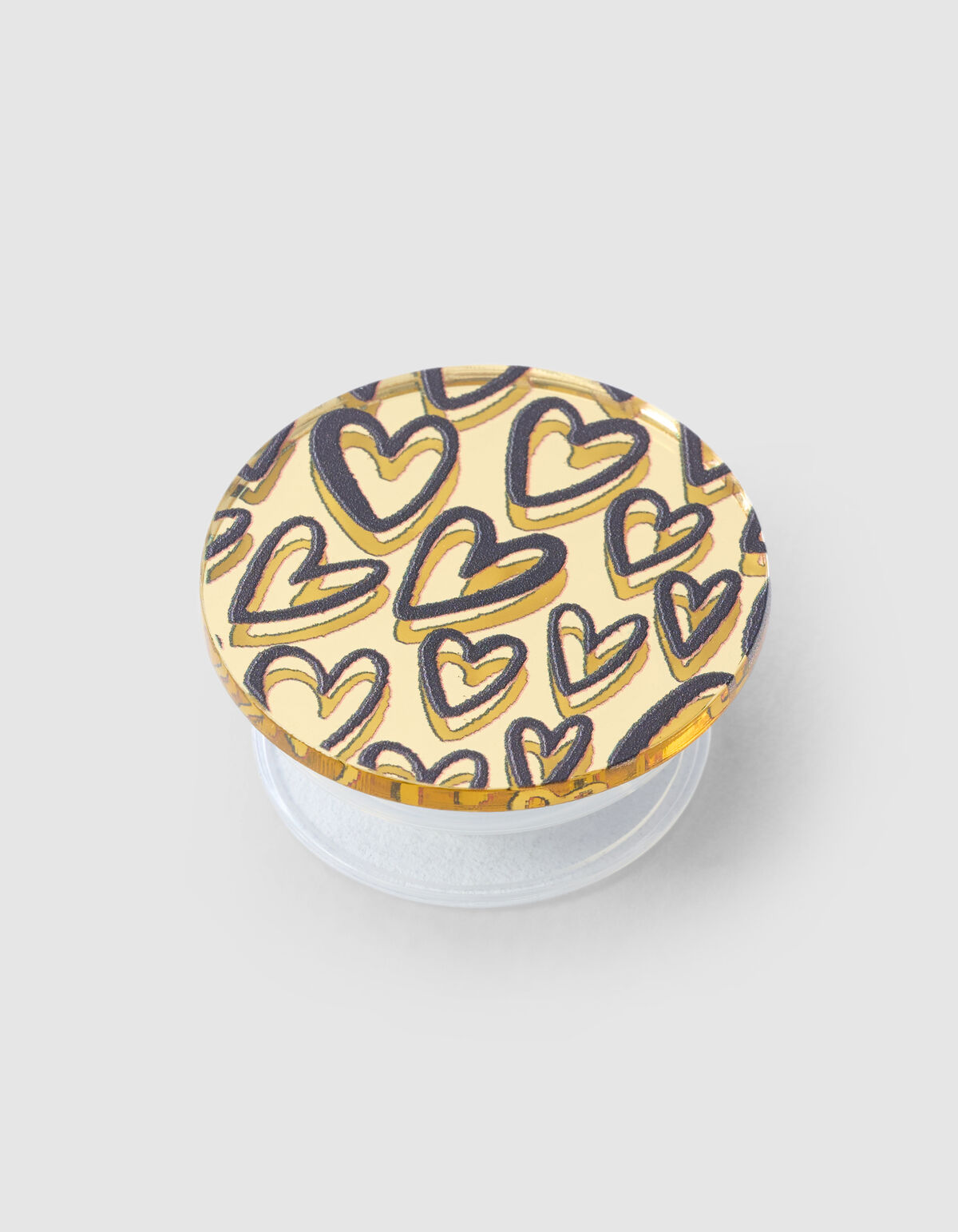 Ronde Heart Telefoon Houder Goud SHOEBY ACCESSOIRES