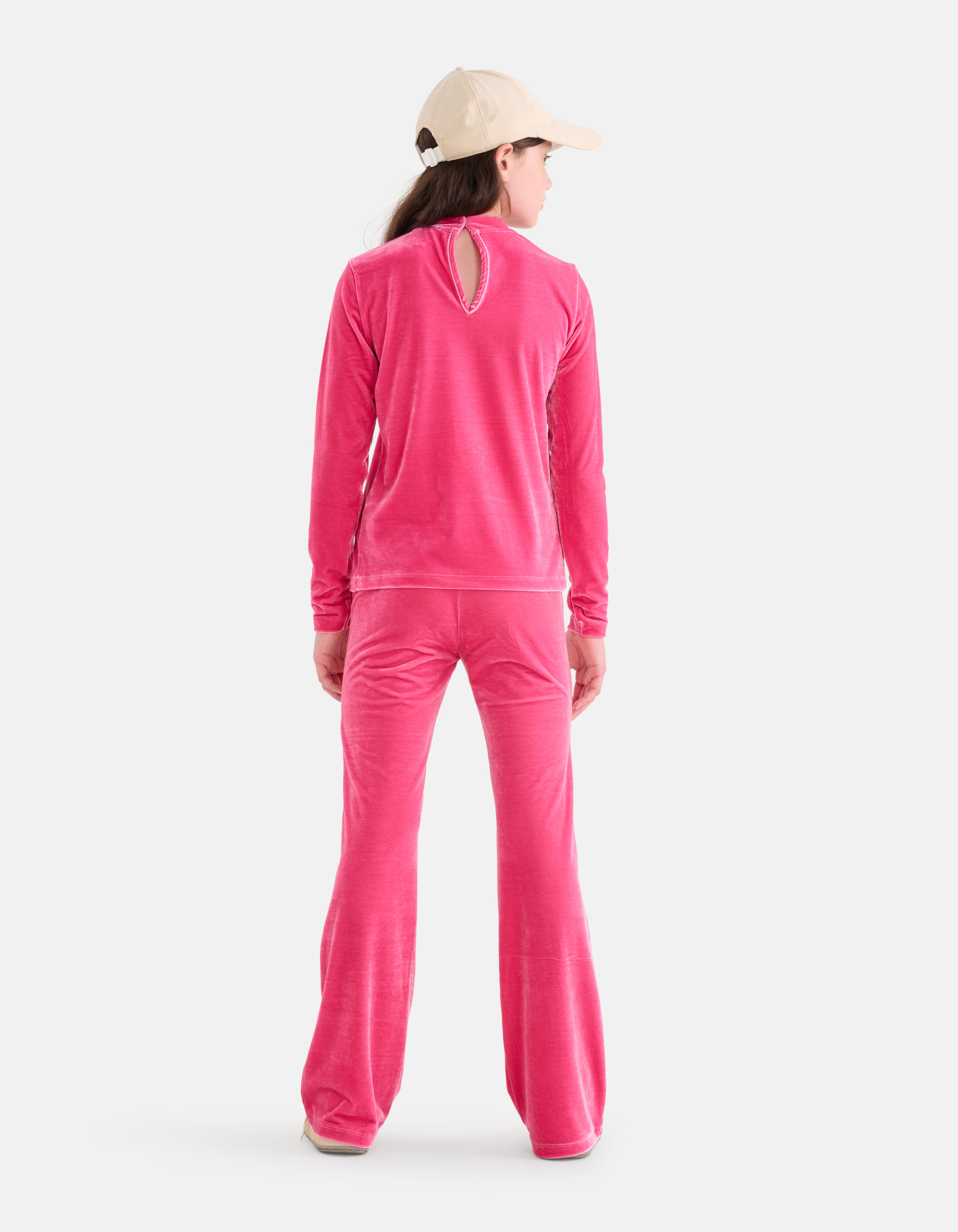 Velvet Flared Broek Roze SHOEBY GIRLS