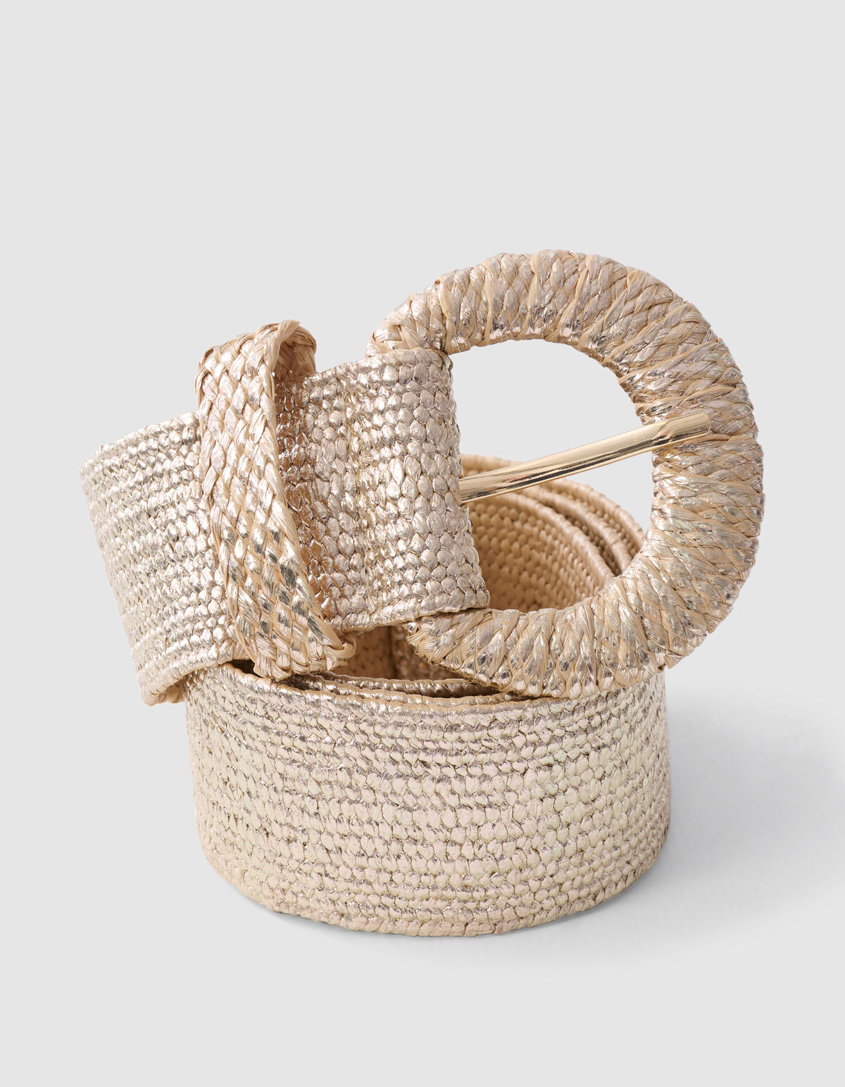 Raffia Riem Goud SHOEBY ACCESSOIRES