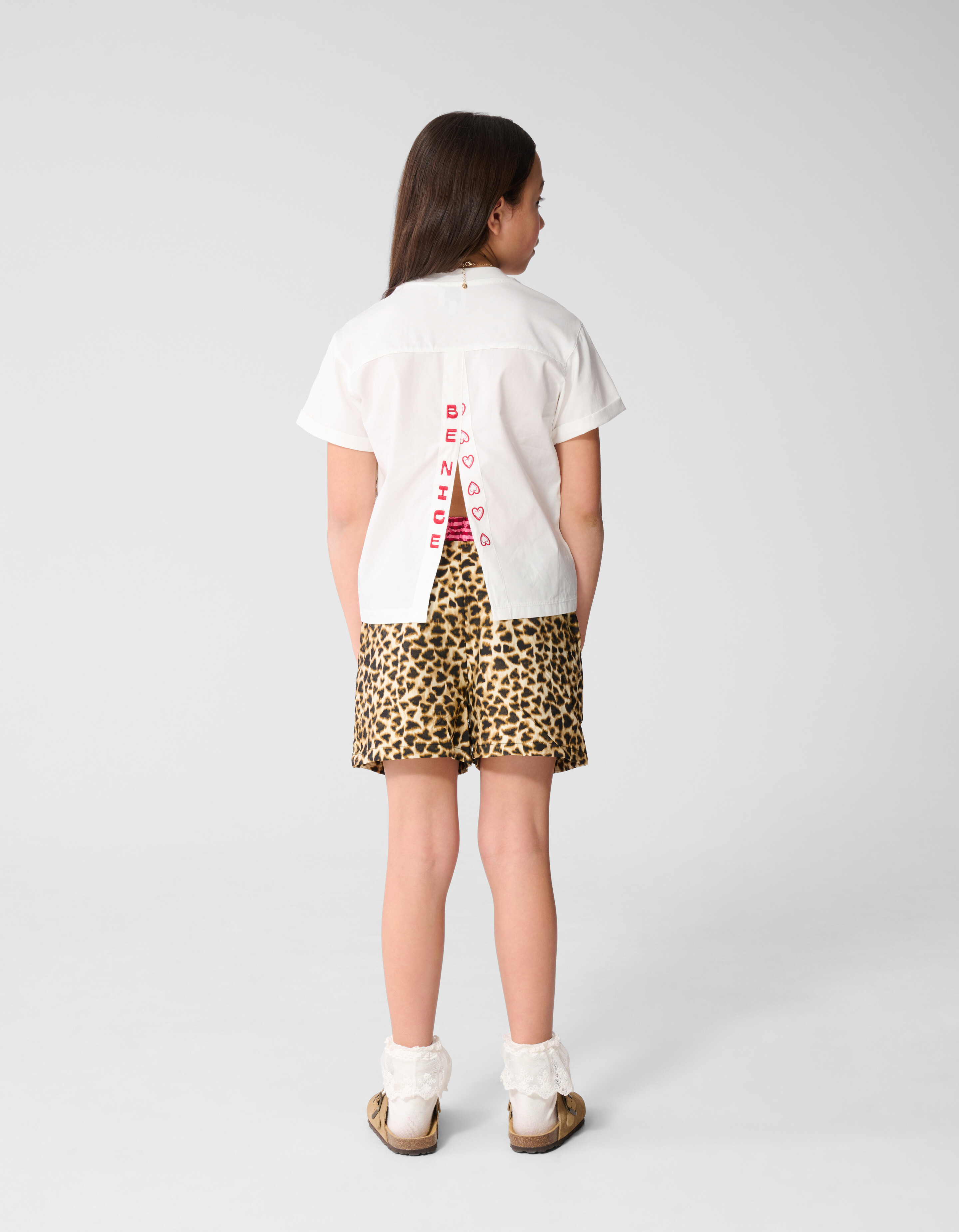 Mix Leopard Short Lichtbruin SHOEBY GIRLS
