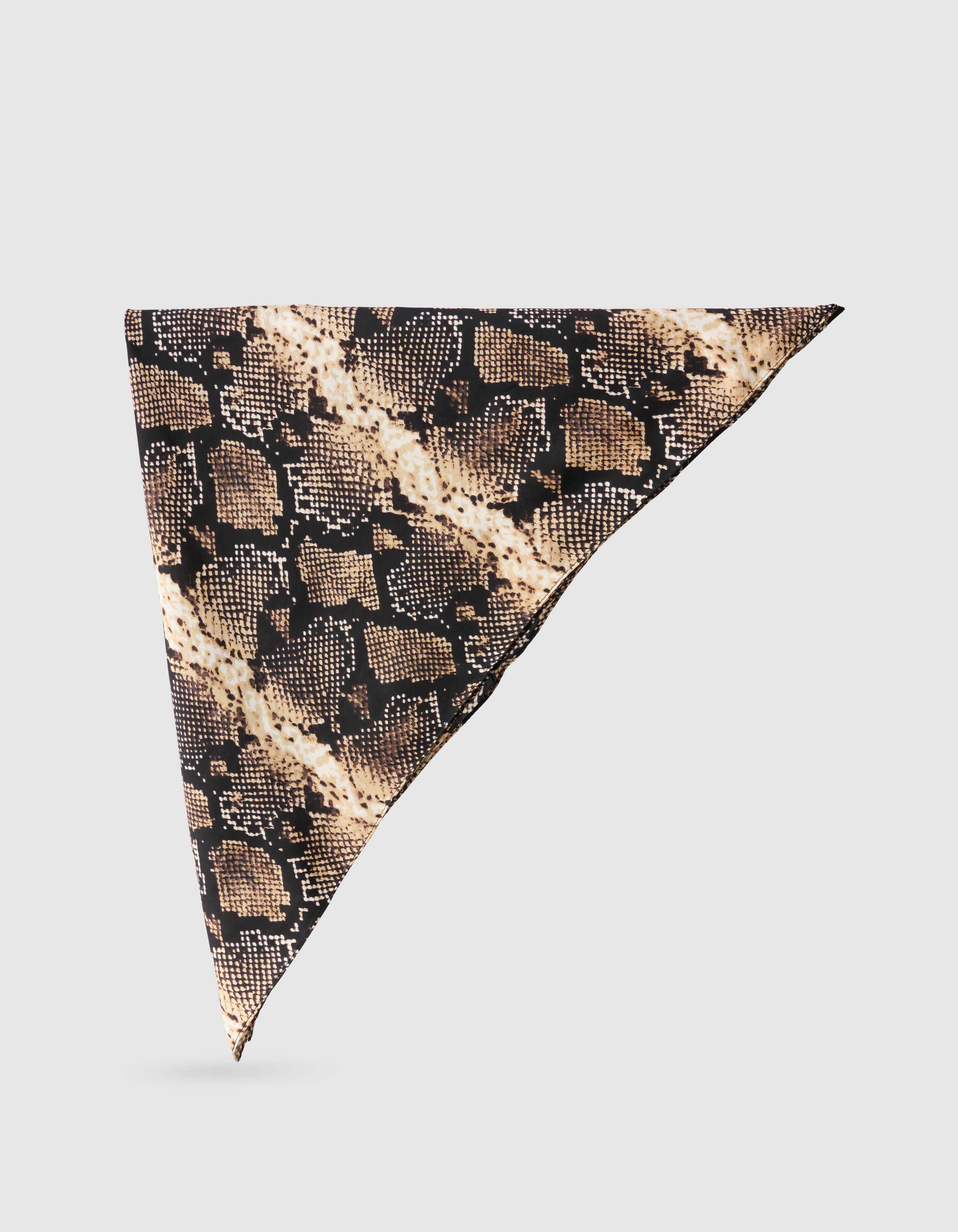 Printed Snake Sjaal Bruin SHOEBY ACCESSOIRES