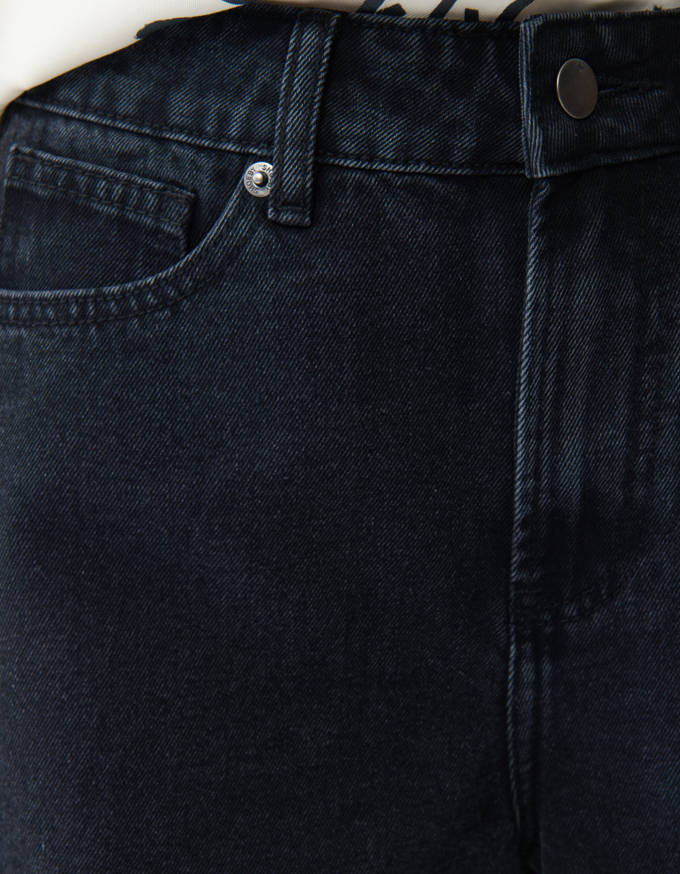 Denim Short Zwart SHOEBY WOMEN