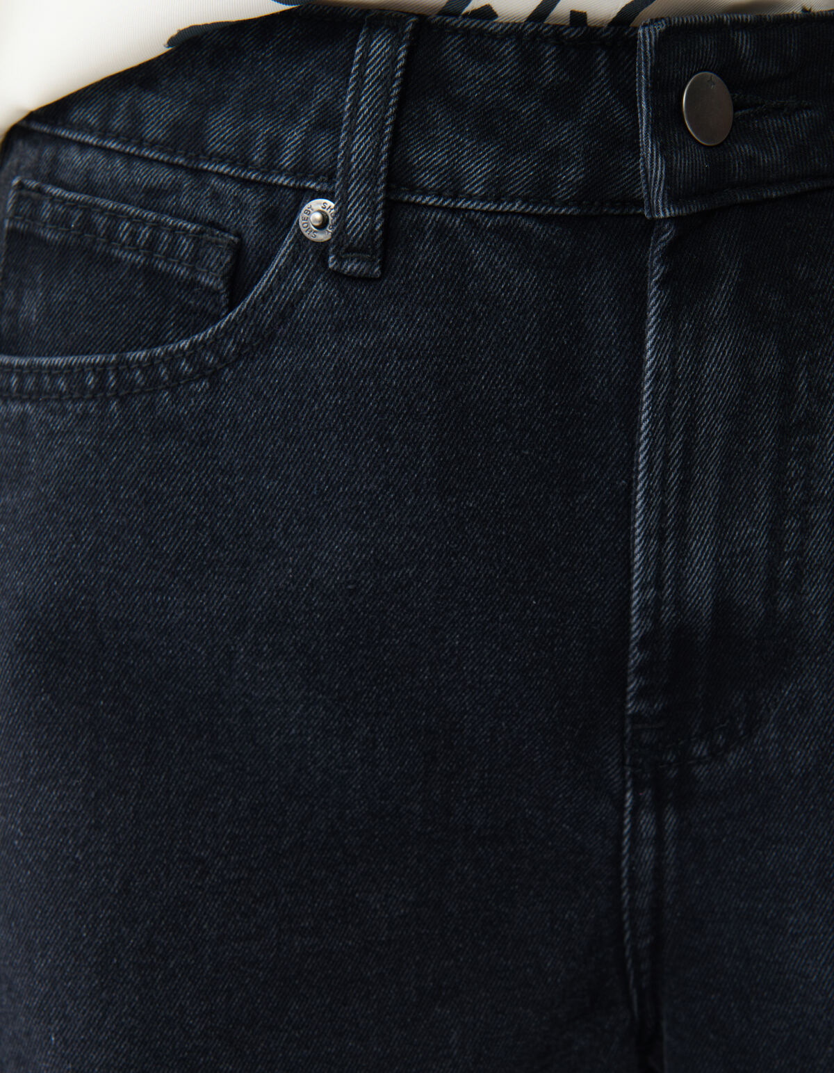 Denim Short Zwart SHOEBY WOMEN
