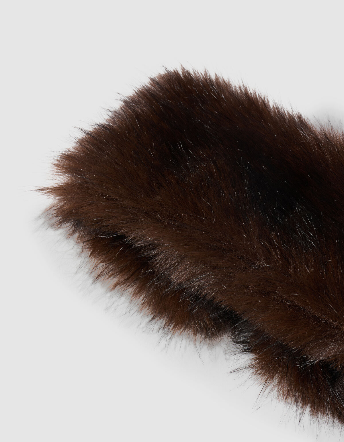 Faux Fur Haarband Donkerbruin By Lonneke SHOEBY ACCESSOIRES