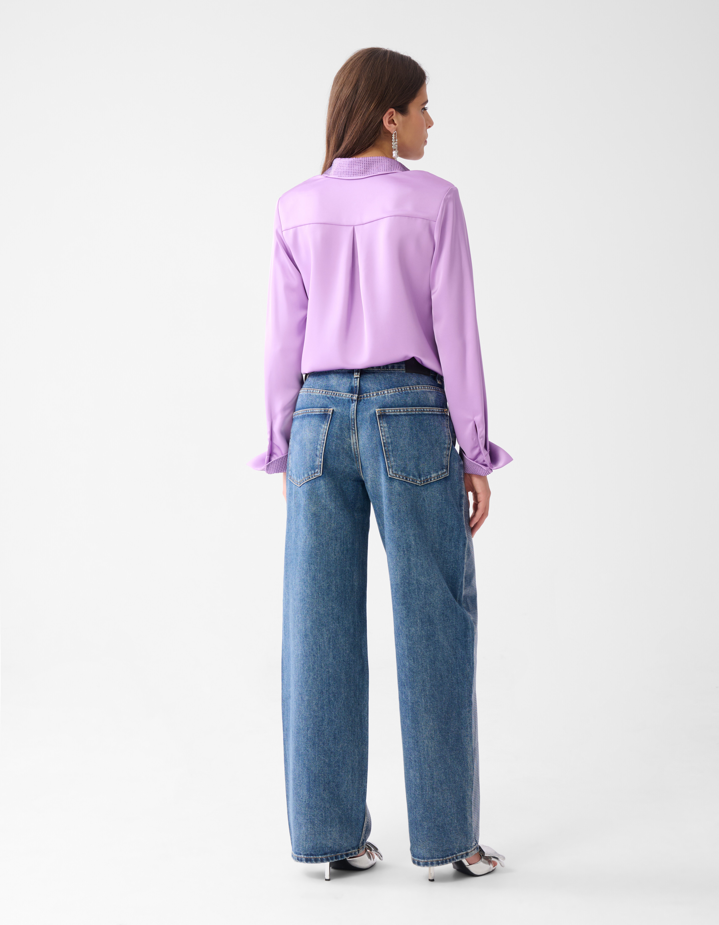 Satijnen Blouse Lichtpaars By Lizzy SHOEBY WOMEN