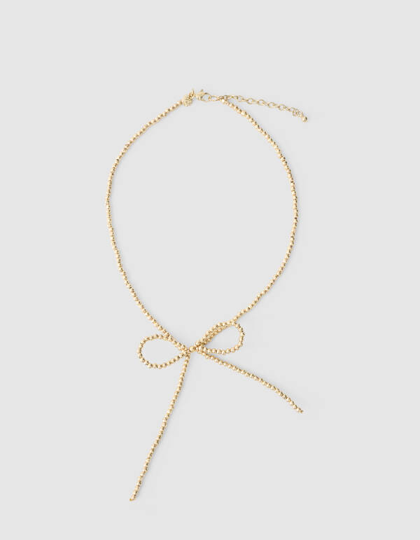 Beaded Strik Ketting Goud SHOEBY ACCESSOIRES