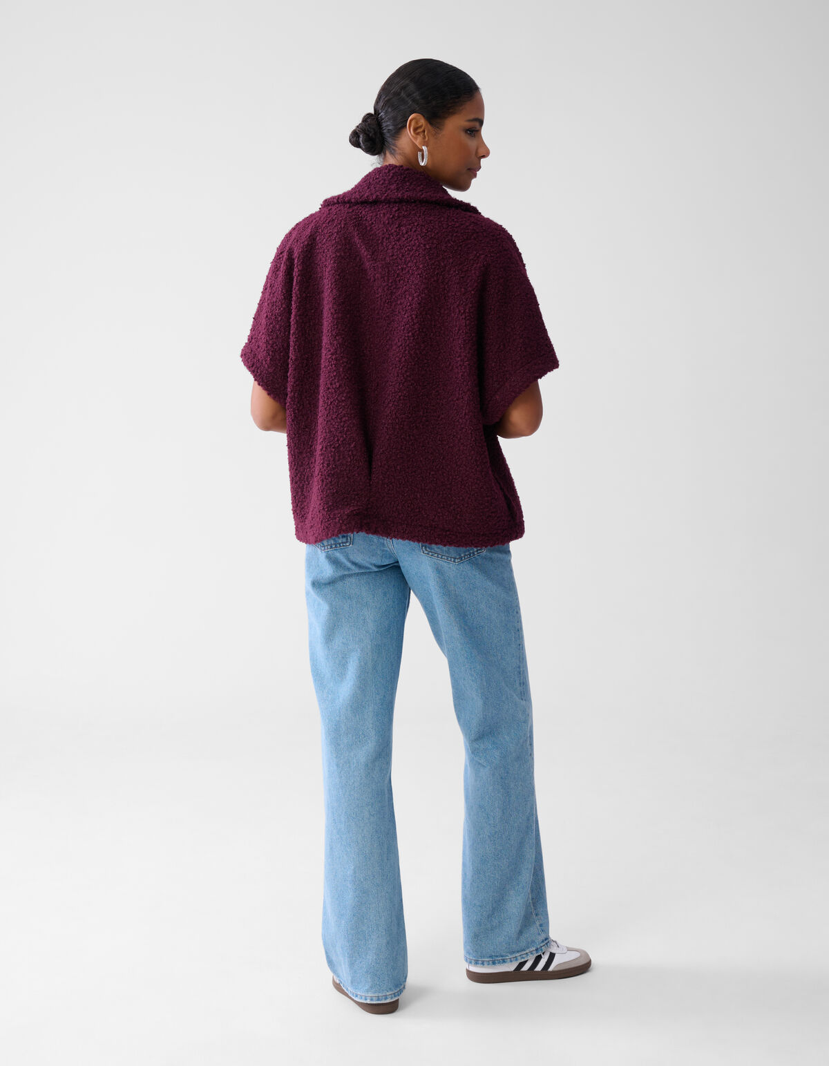 Teddy Gilet Bordeaux SHOEBY WOMEN