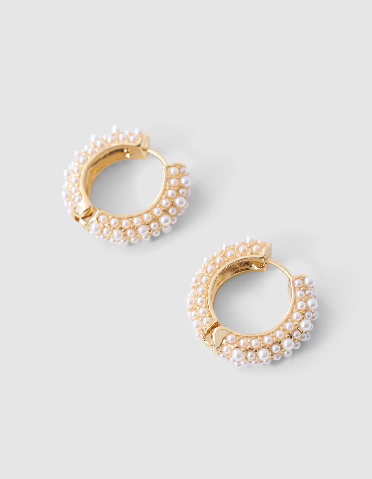 Parel Hoops Oorbellen Goud SHOEBY ACCESSOIRES
