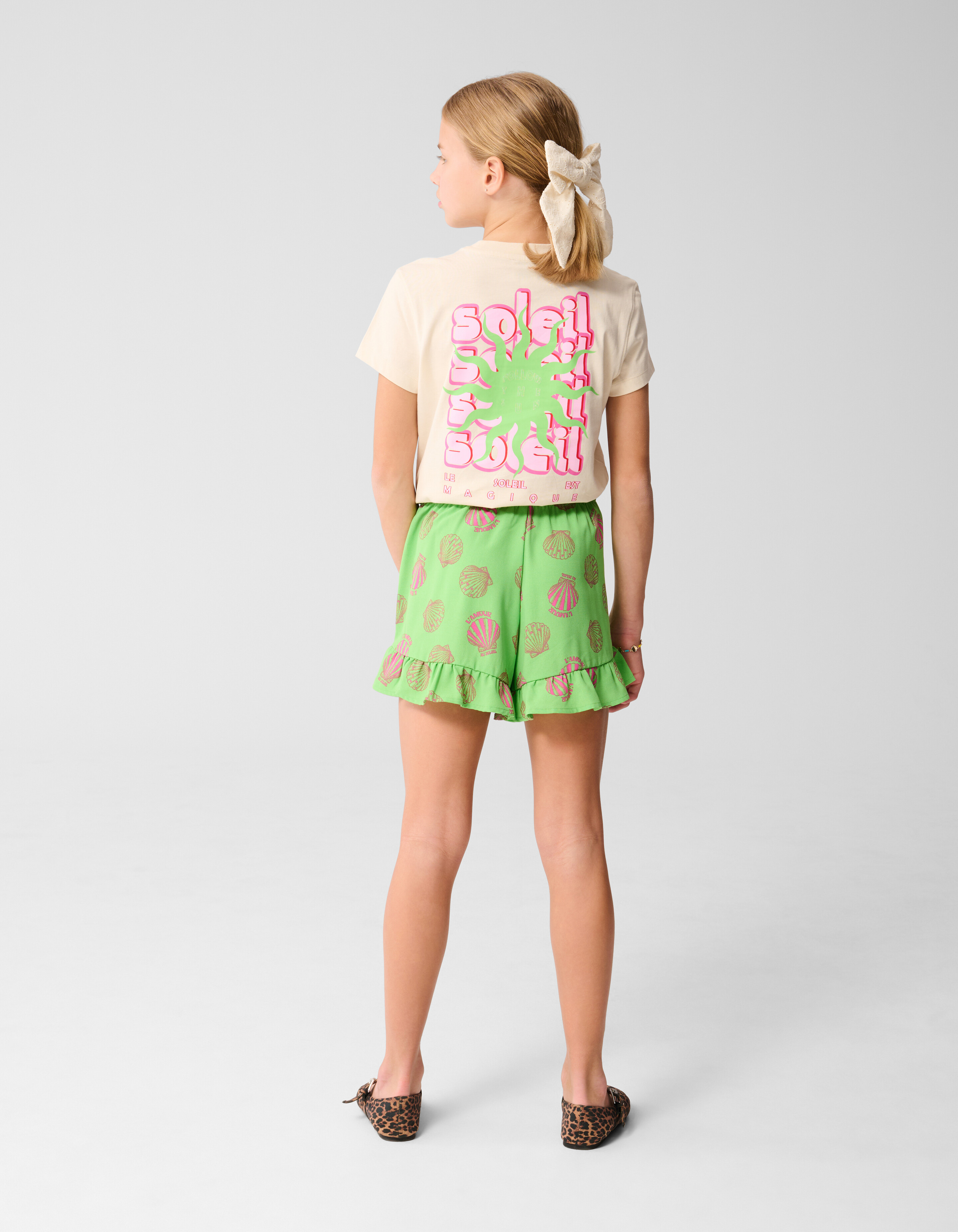 Schelp Short Groen SHOEBY GIRLS