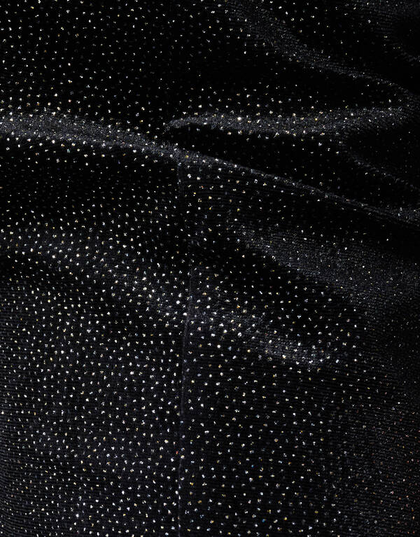 Glitter Split Flared Legging Zwart SHOEBY GIRLS