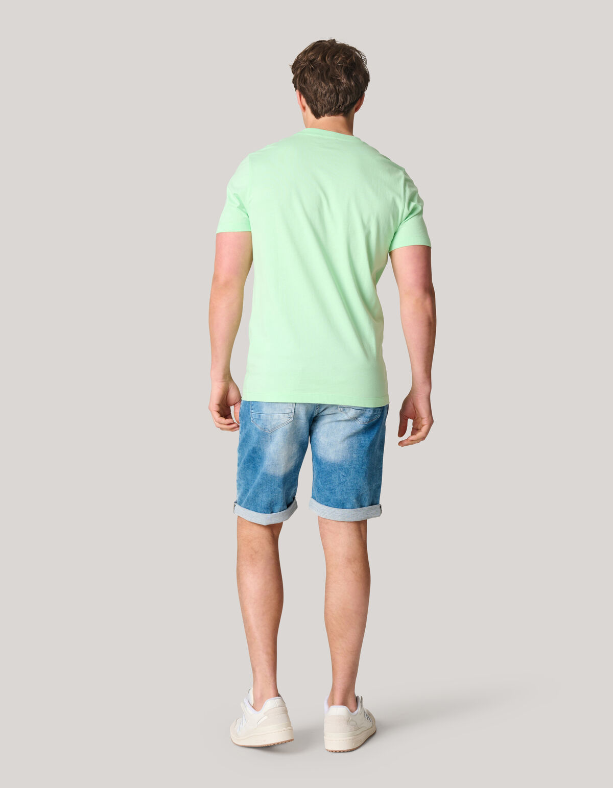 Artwork T-shirt Lichtgroen SHOEBY MEN