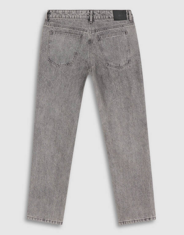 Modern Straight Fit Jeans Dirty Wash Grijs L32 SHOEBY MEN