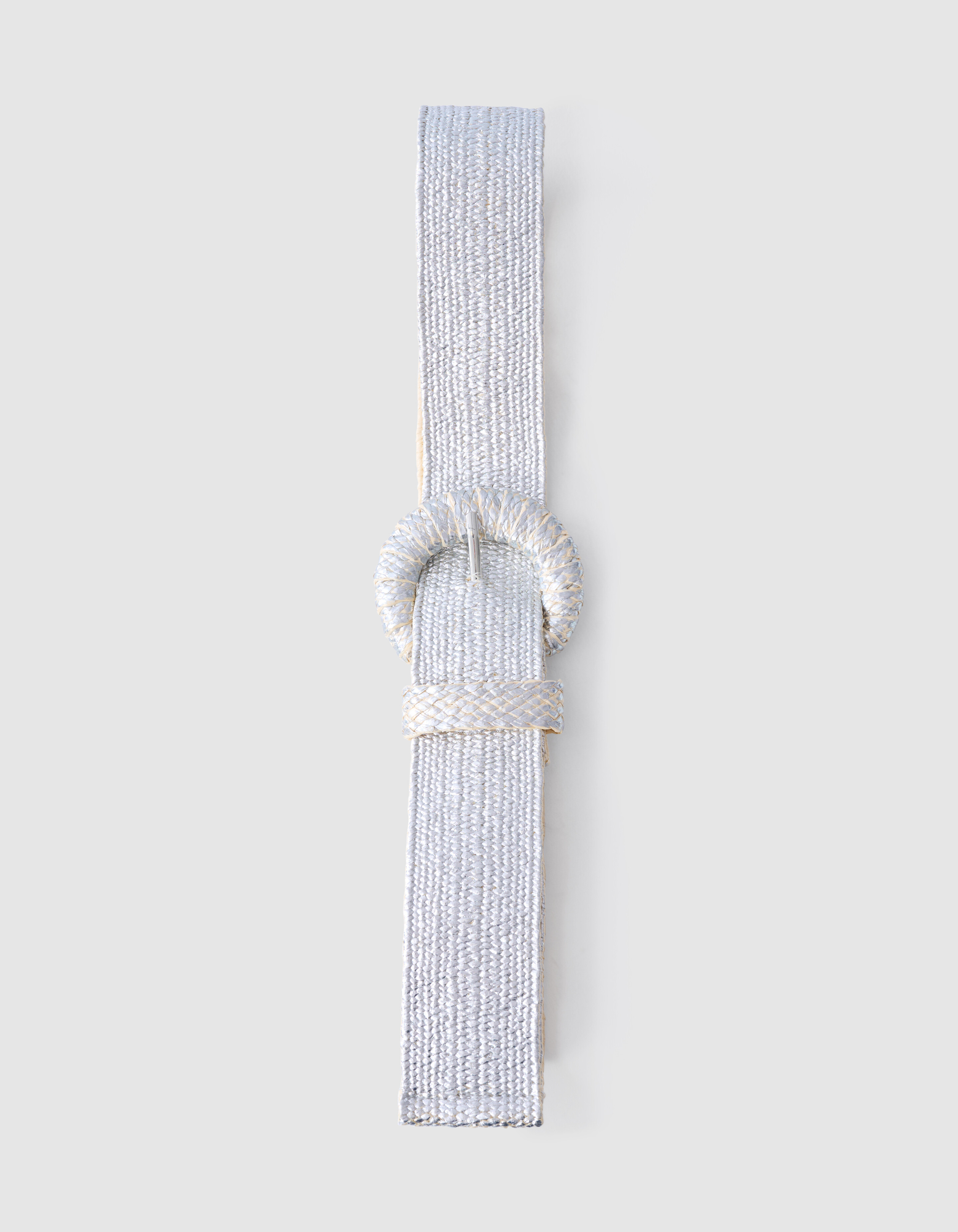 Raffia Riem Zilver SHOEBY ACCESSOIRES
