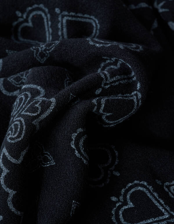 Paisley Sjaal Zwart SHOEBY ACCESSOIRES