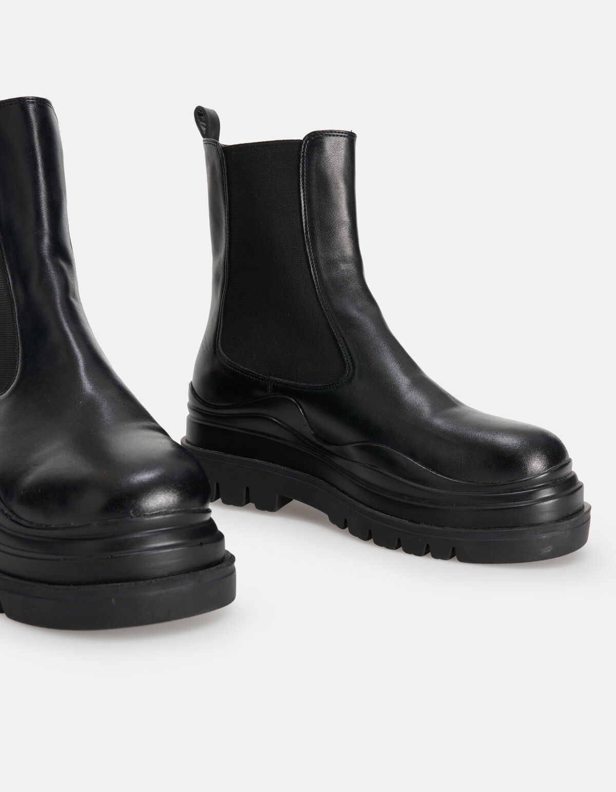 Golvende Chelsea Laarzen Zwart SHOEBY SHOES
