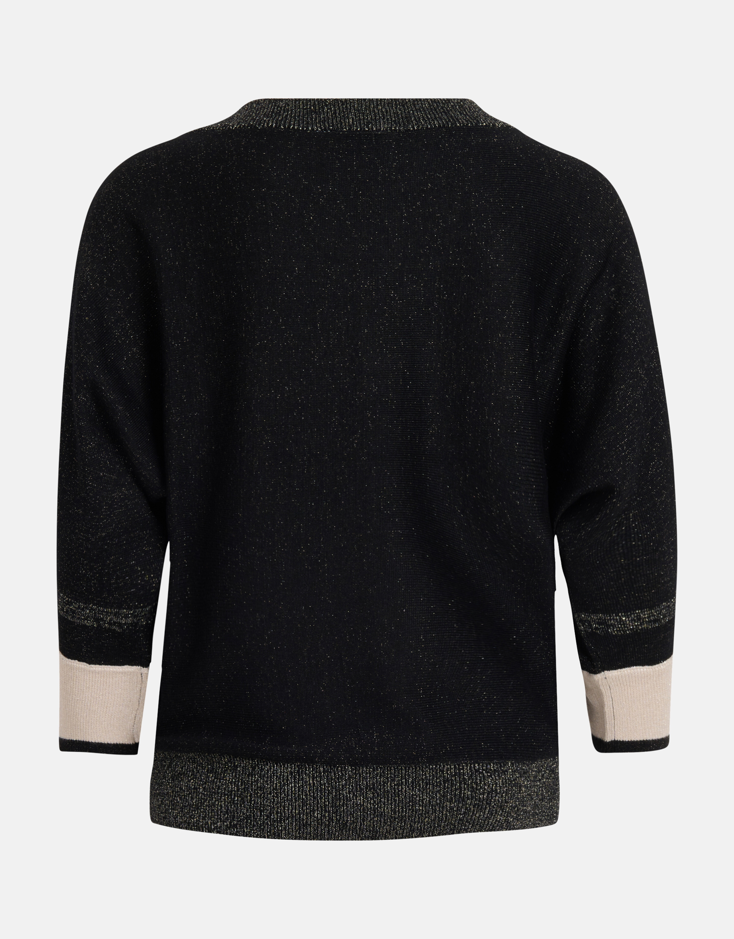 Colorblock Vleermuismouwen Trui Zwart By Mieke SHOEBY WOMEN