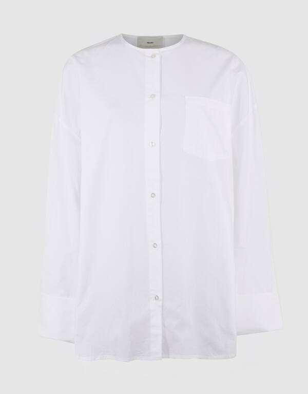 Oversized Collarless Blouse Wit By Lonneke SHOEBY WOMEN