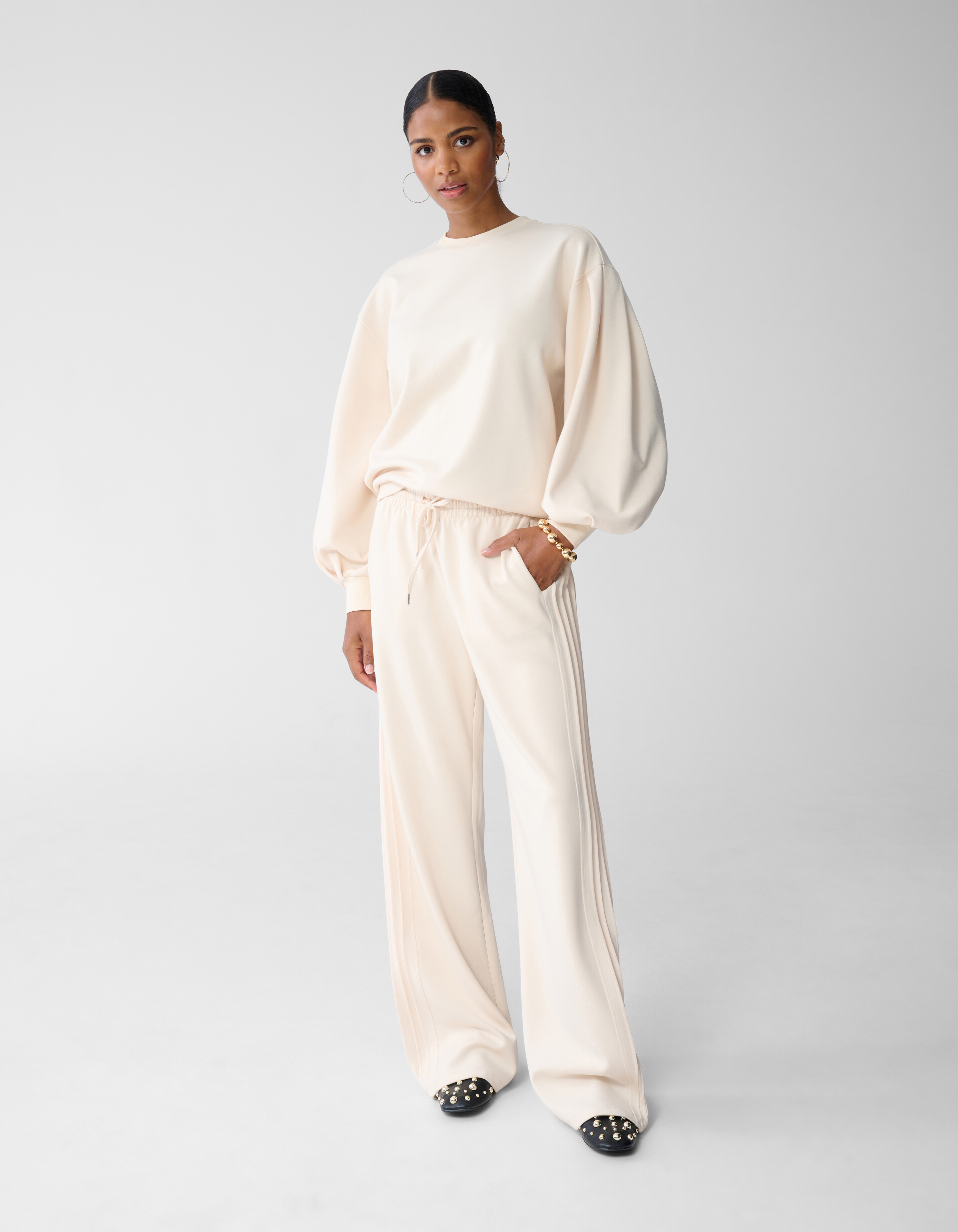 Oversized Sweater Gebroken Wit By Fred SHOEBY WOMEN