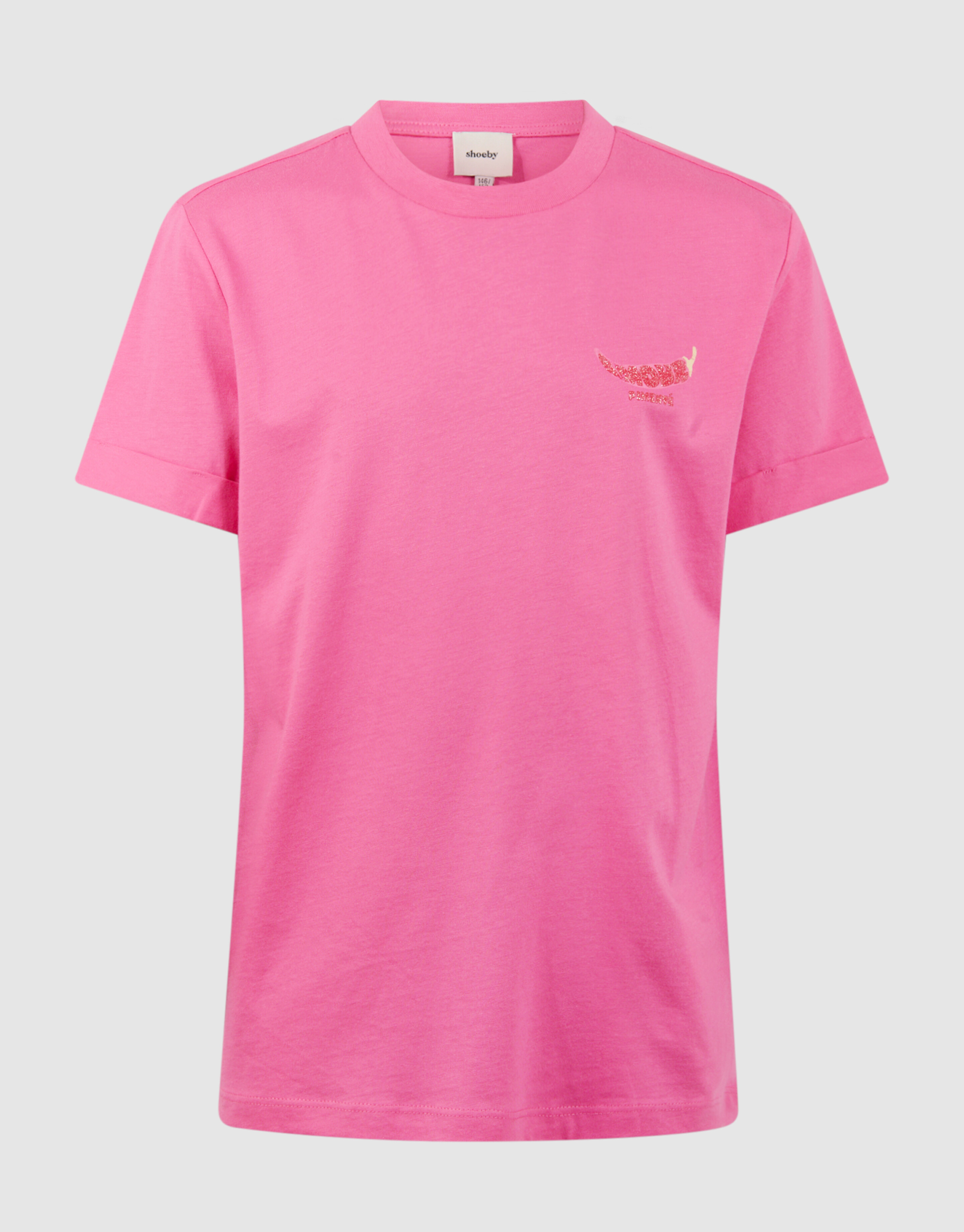 Amour Pepper Artwork T-shirt Roze SHOEBY GIRLS