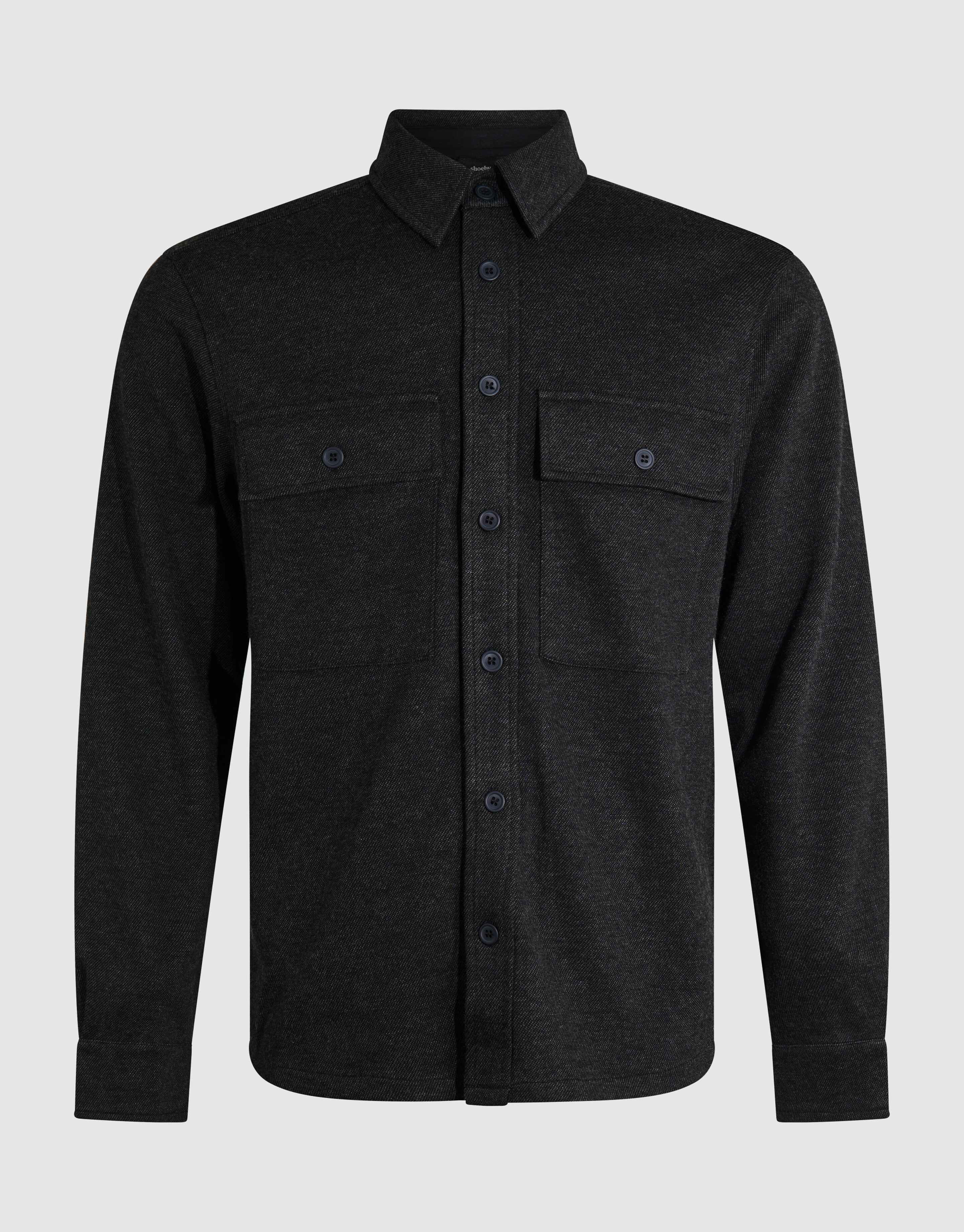 Soft Overshirt Donkergrijs SHOEBY MEN