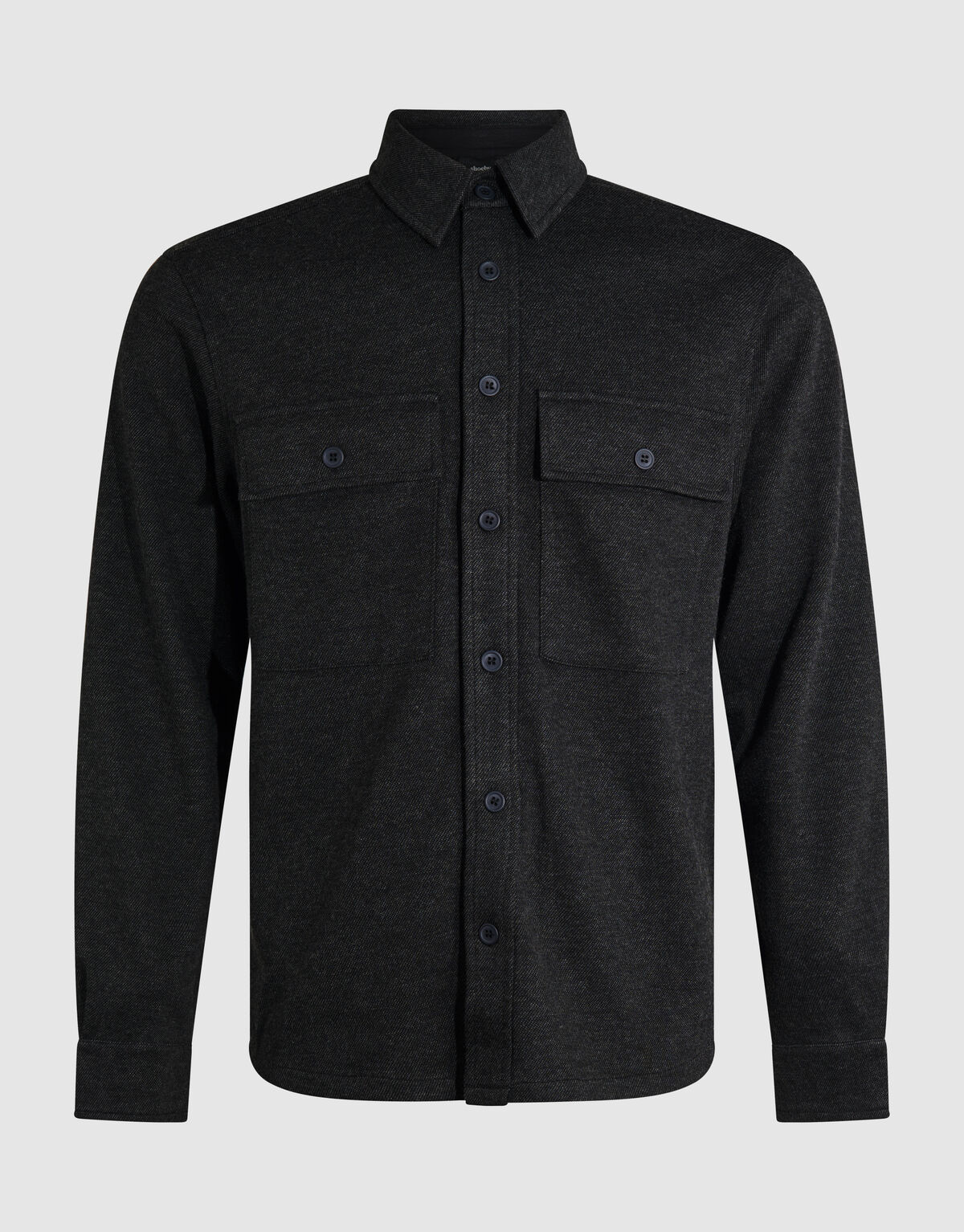 Soft Overshirt Donkergrijs SHOEBY MEN