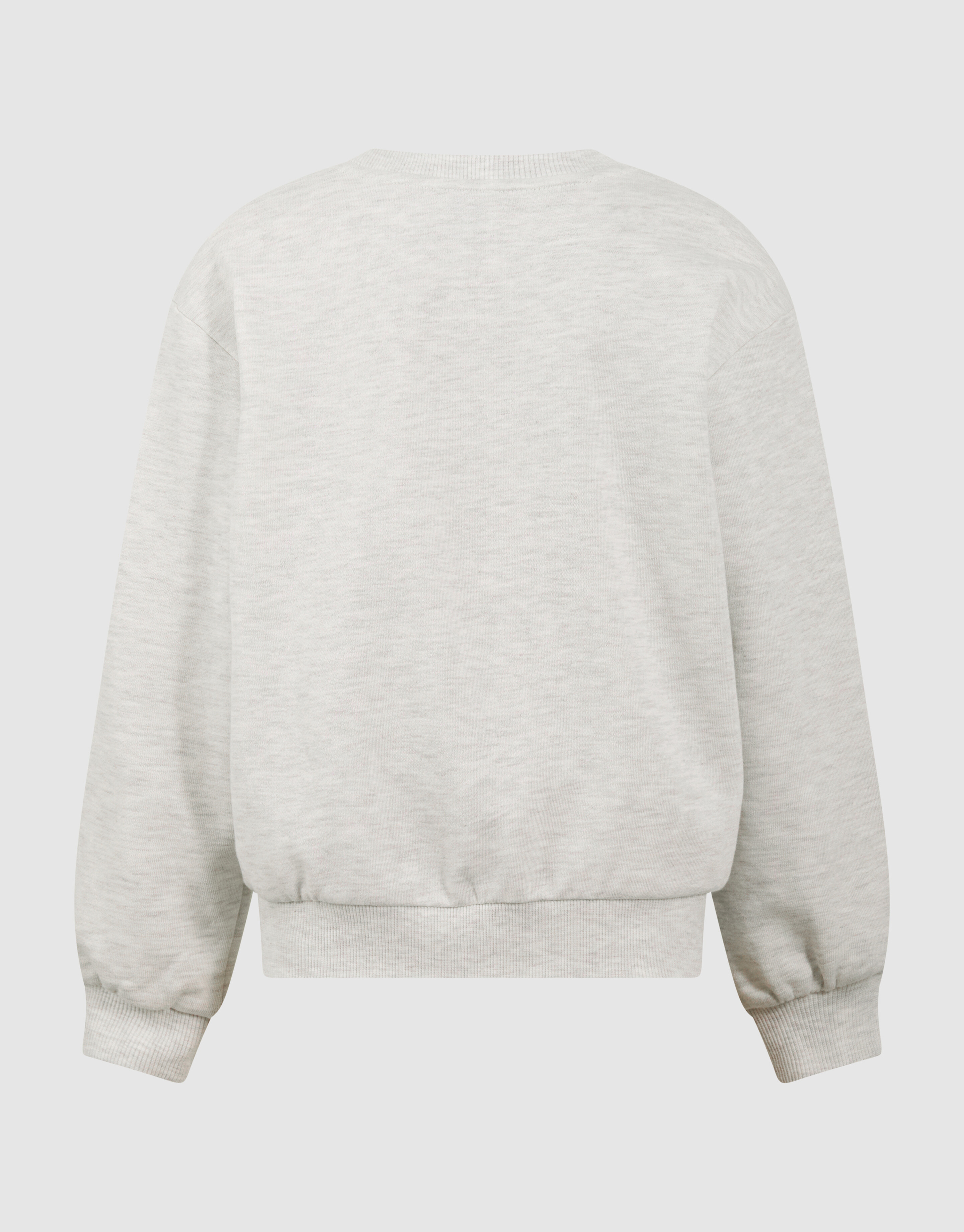 Ruffle Sweater Lichtgrijs SHOEBY GIRLS